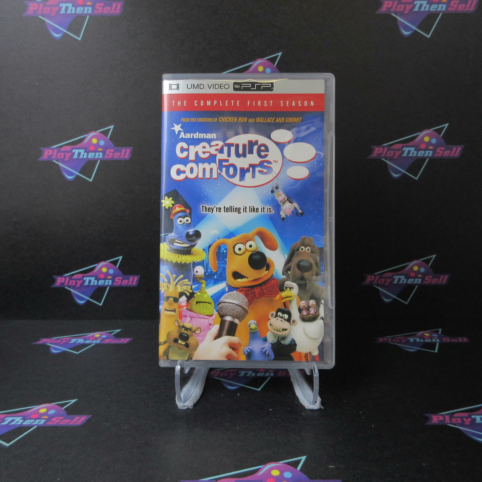 Creature Comforts Season 1 Clear UMD Sony PSP UMD - Like New