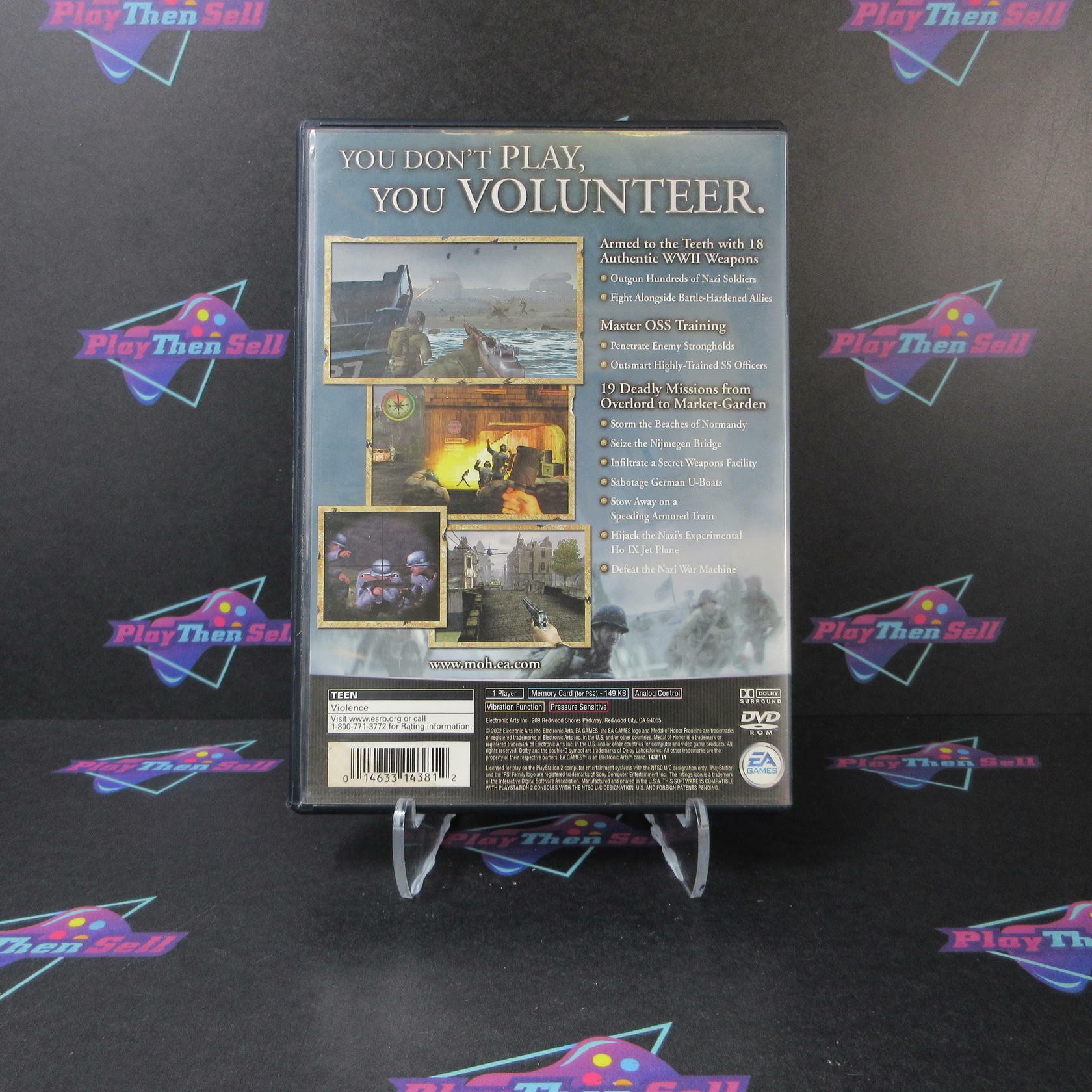 Medal of Honor Frontline PS2 PlayStation 2 AD/DD/NM - Very Good