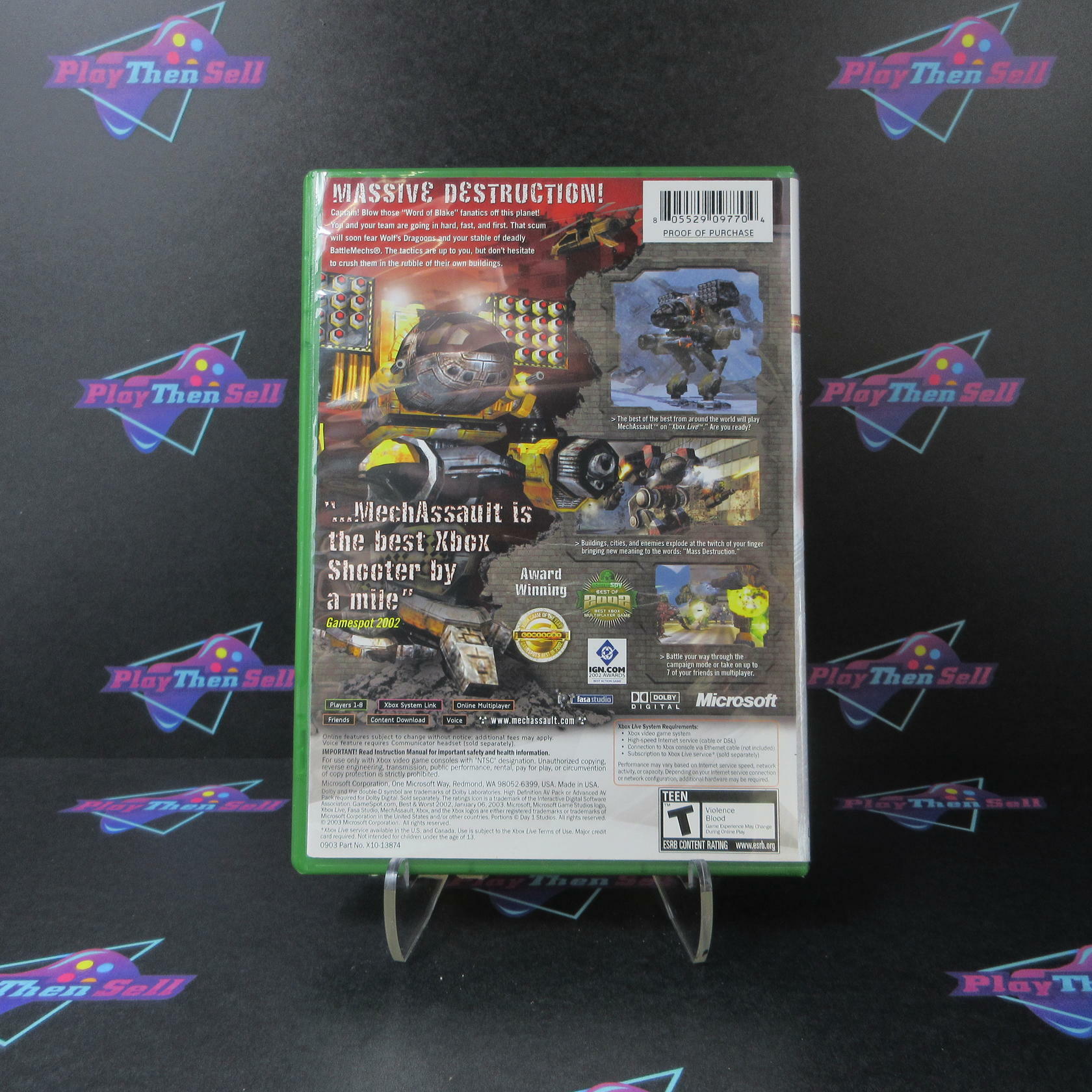 MechAssault Xbox PH - Like New