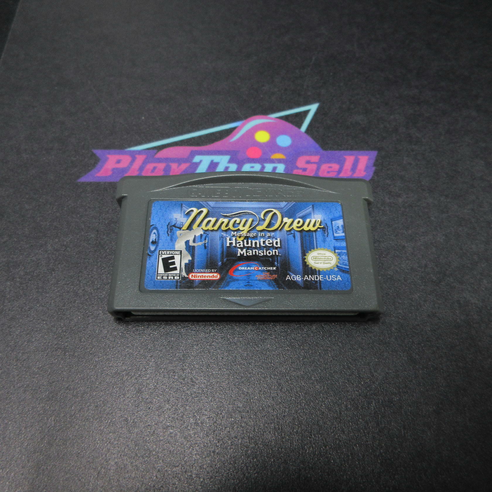 Nancy Drew Message in a Haunted Mansion Gameboy Advance GBA Cart Only - Very Good