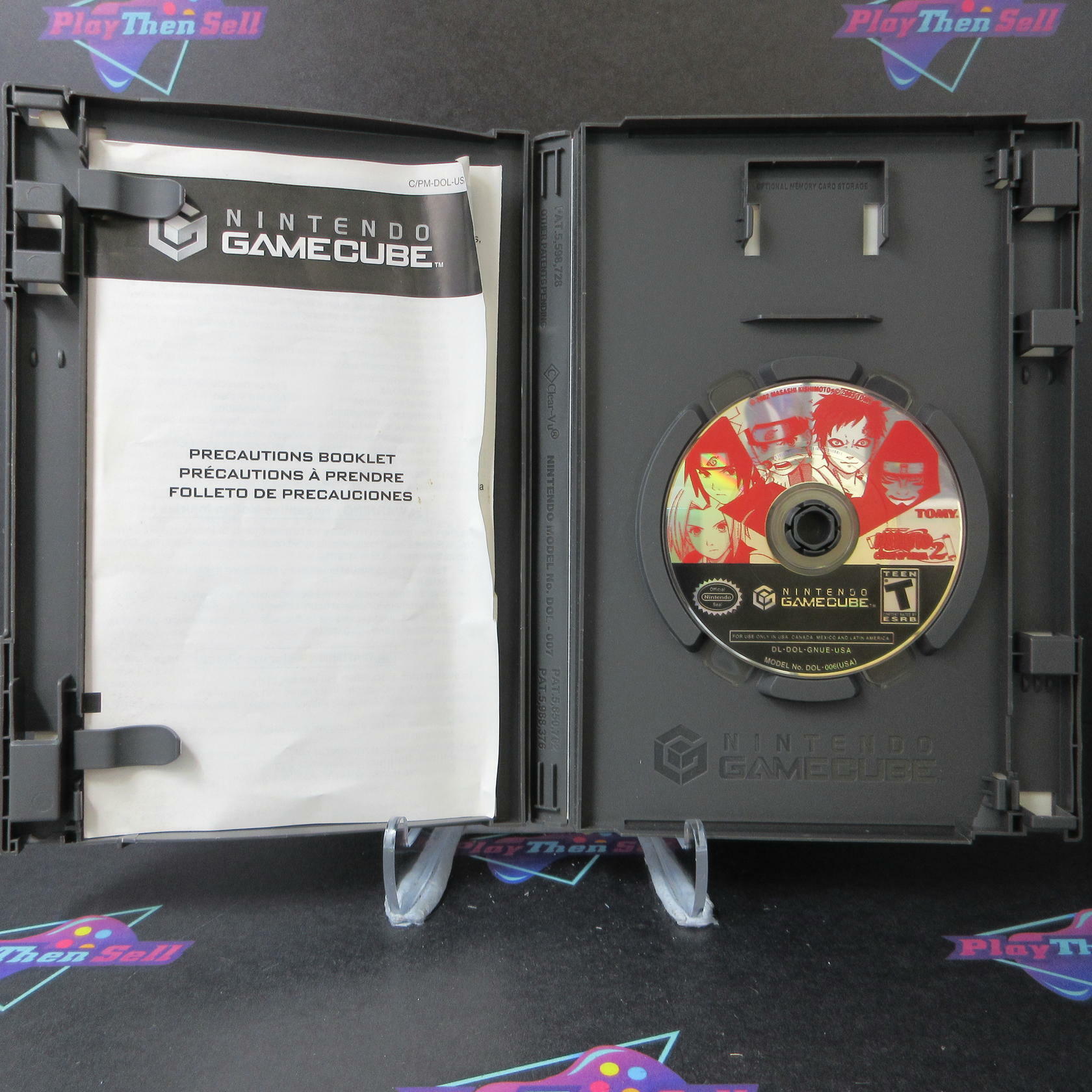 Naruto Clash of Ninja 2 Nintendo Gamecube AD/NM - Very Good