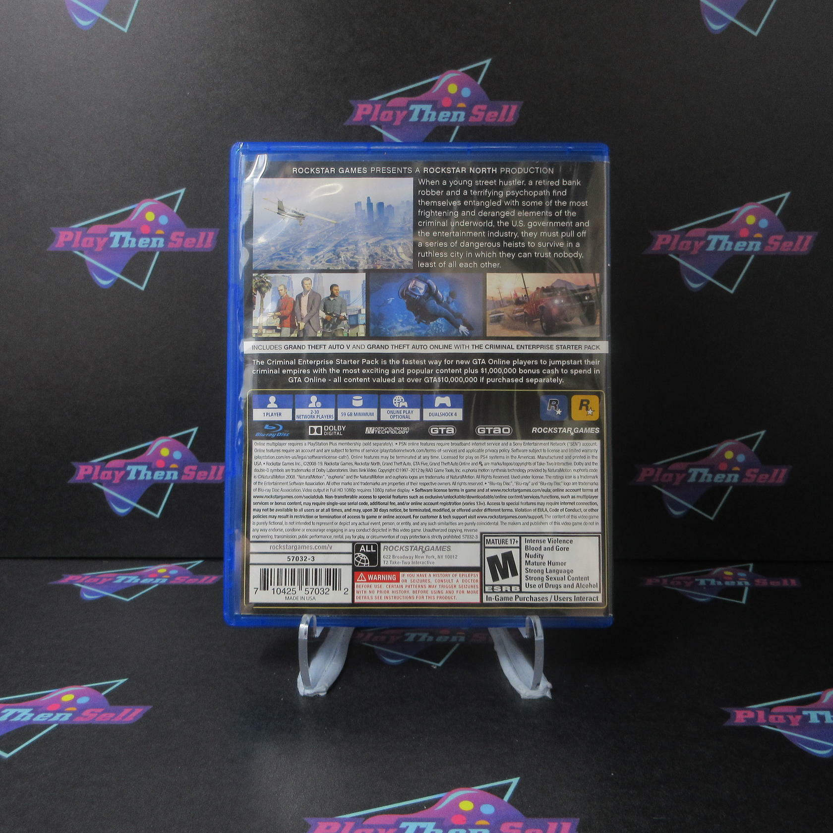 Grand Theft Auto V Premium Edition Playstation 4 AD - Very Good