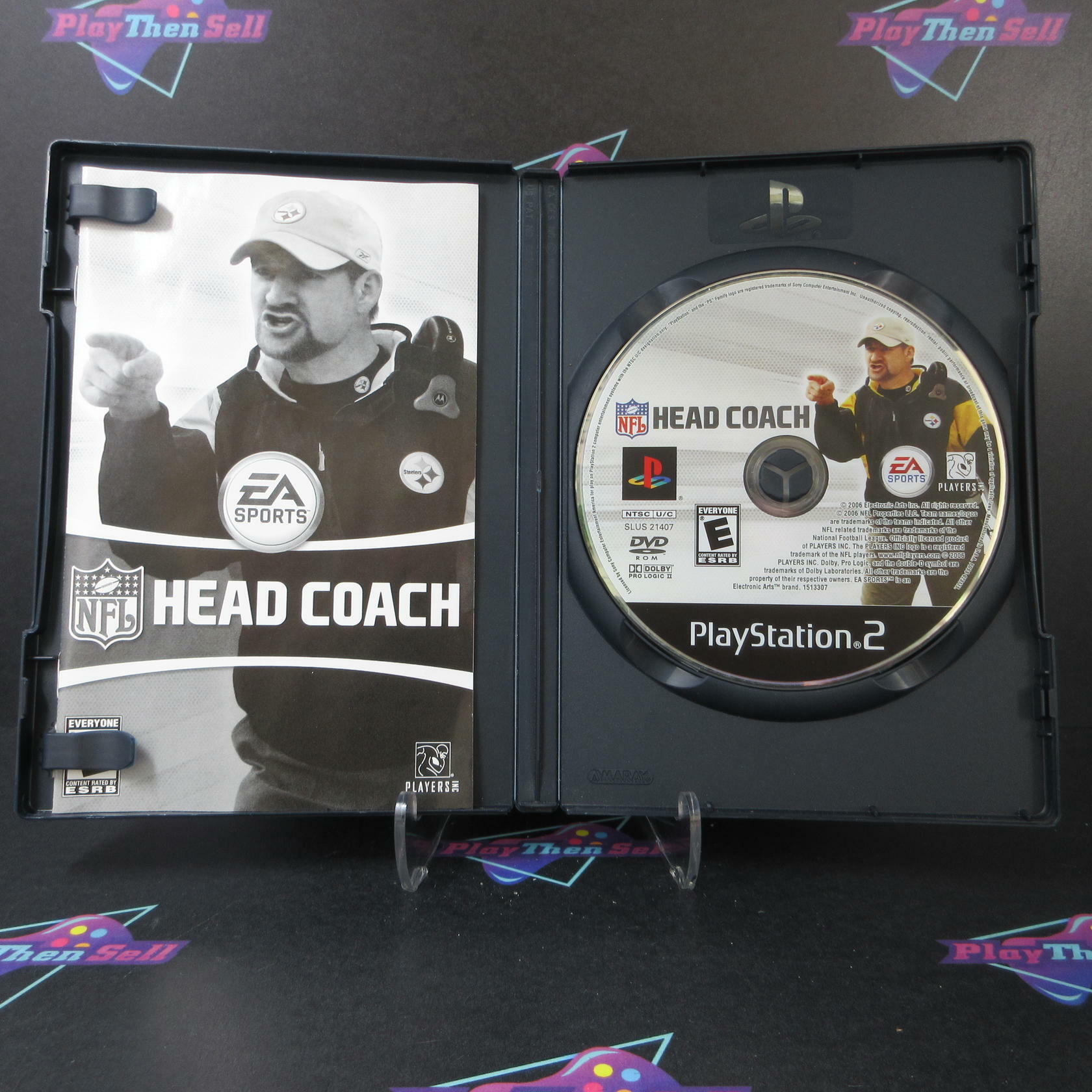 NFL Head Coach PS2 PlayStation 2 AD Complete CIB - Very Good