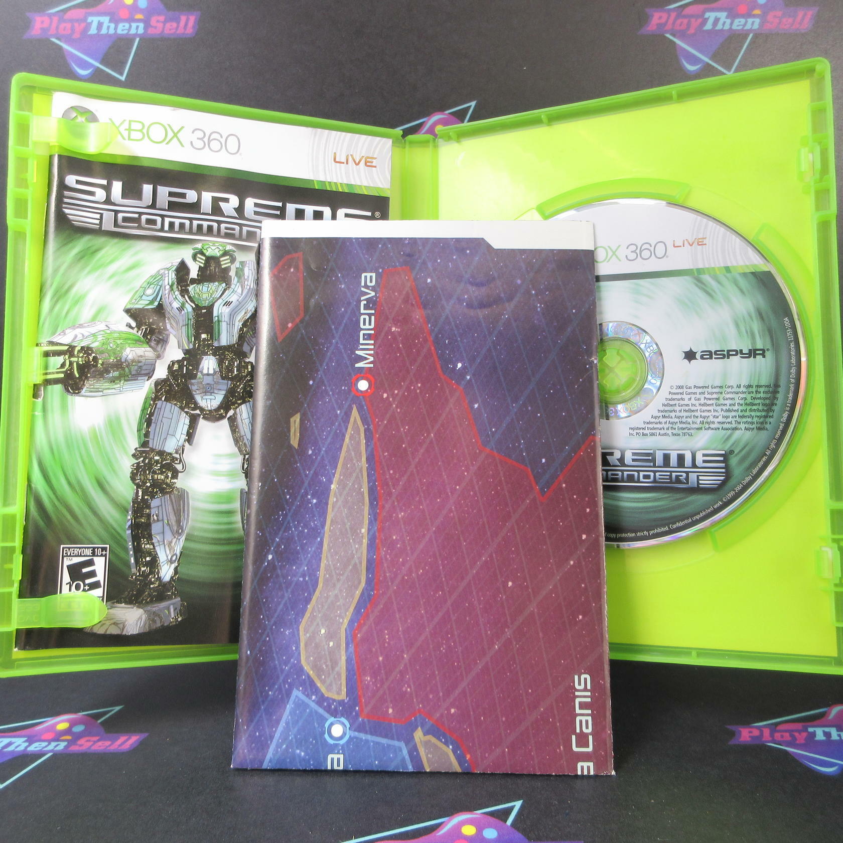 Supreme Commander Xbox 360 + Poster - Like New