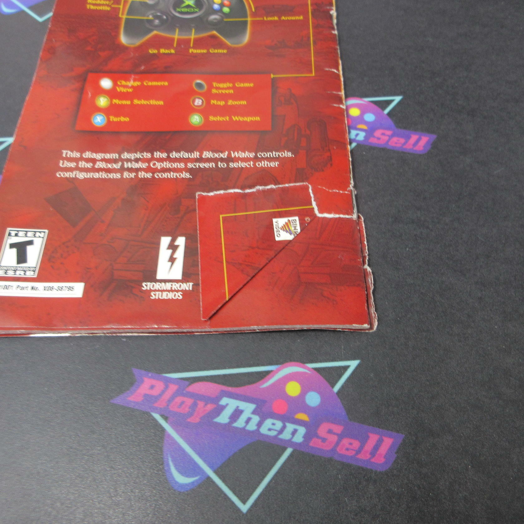 Blood Wake Xbox MD Complete CIB - Very Good