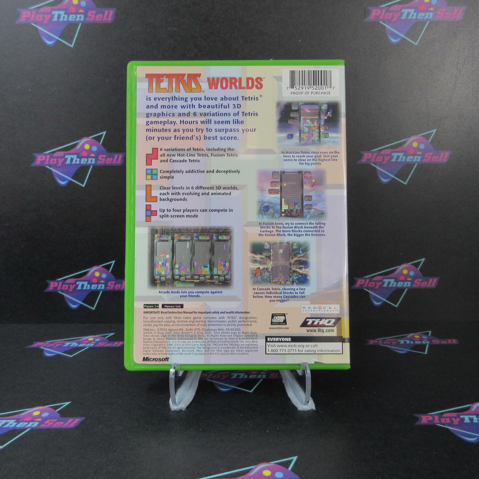 Tetris Worlds Xbox - Like New