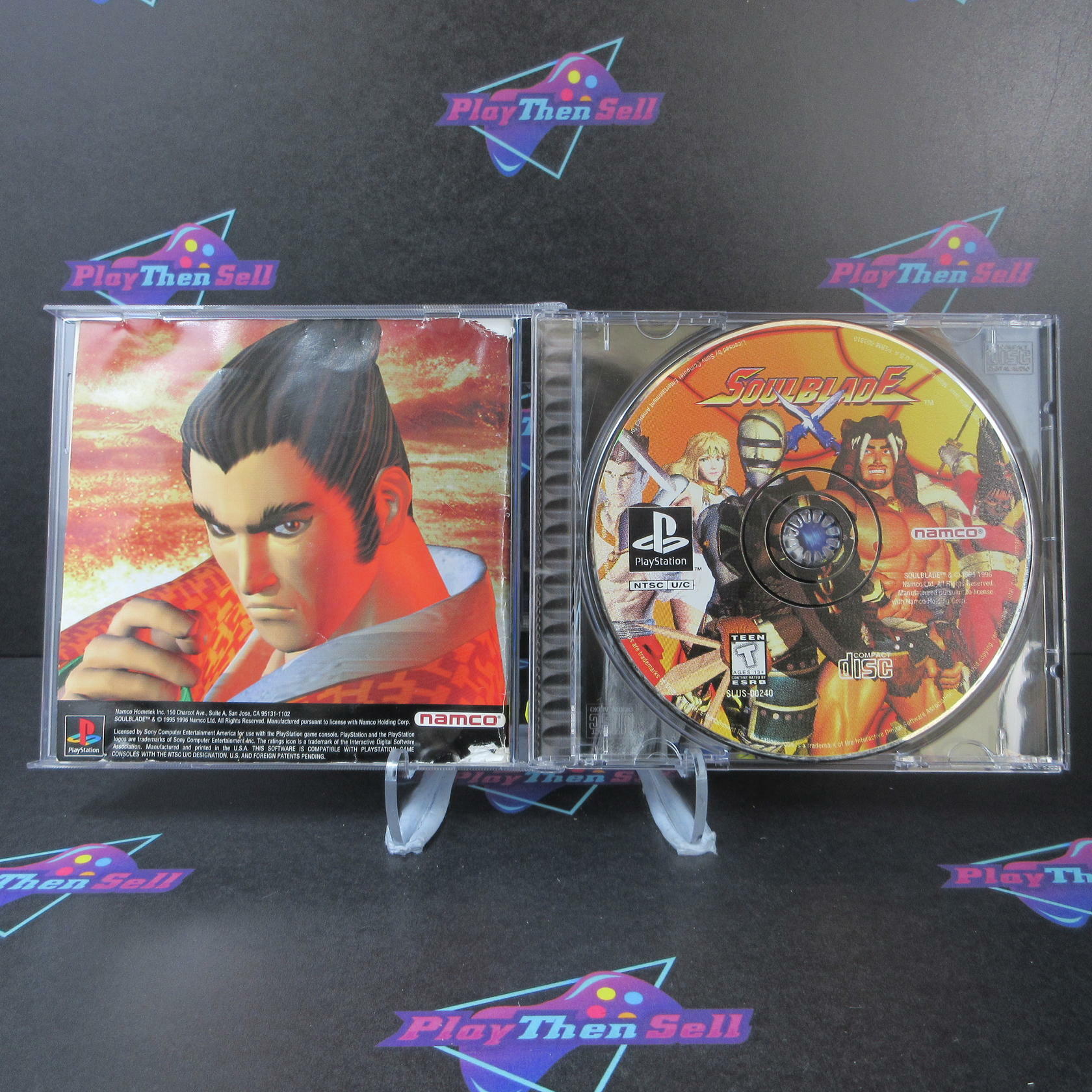 Soul Blade + Reg Card PS1 PlayStation 1 MD Complete CIB - Very Good