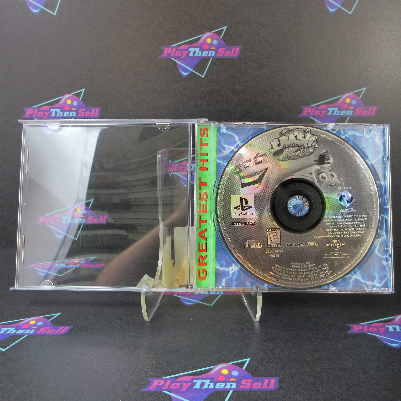 Crash Bandicoot 3 Warped GH PS1 PlayStation 1 - Very Good
