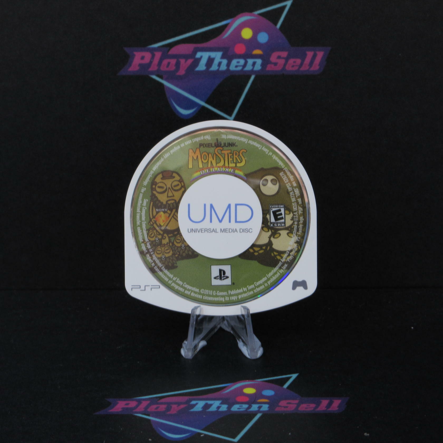 Pixel Junk Monsters Deluxe - Sony PSP Disc Only Authentic / Tested - Very Good
