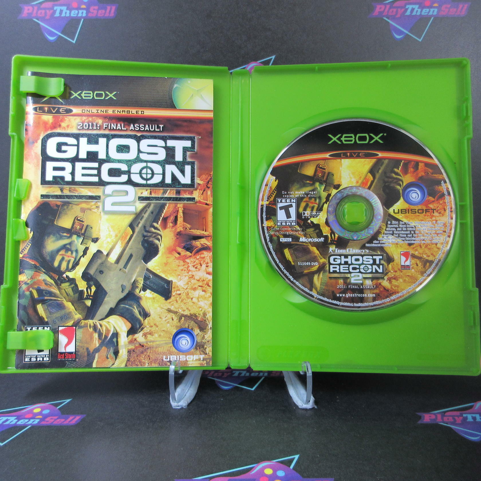 Tom Clancy's Ghost Recon 2 2011 Final Assault + Reg Card Xbox AD Complete CIB - Very Good