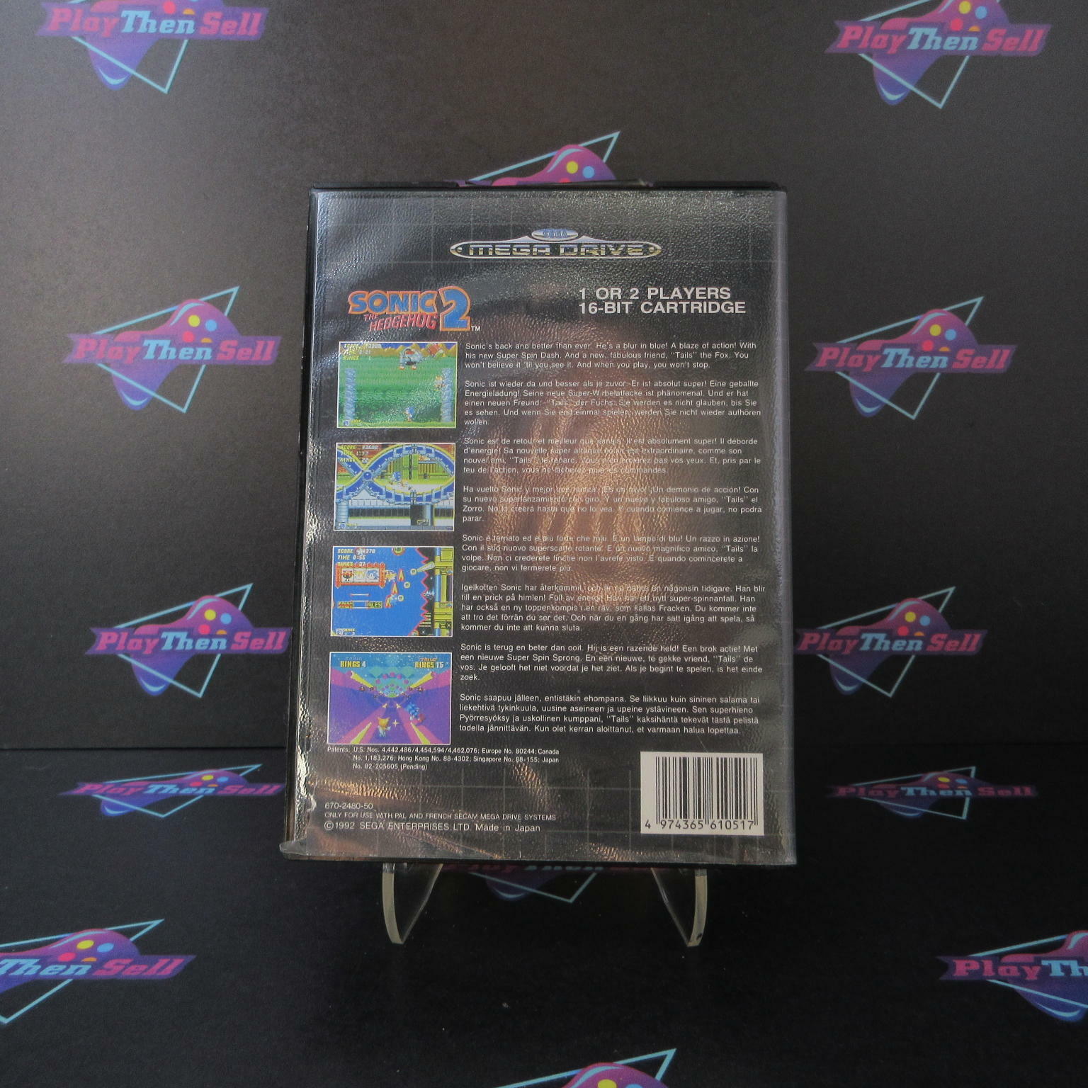 Sonic the Hedgehog 2 Sega Megadrive PAL AD/CS - Very Good