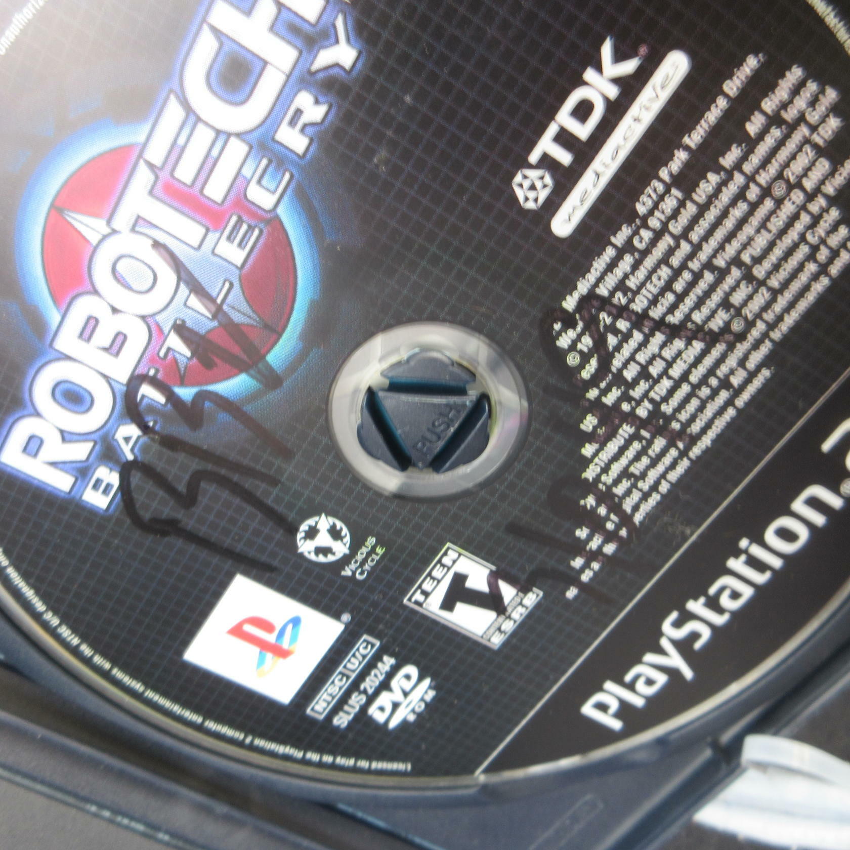 Robotech Battlecry PS2 PlayStation 2 DD/NM - Very Good