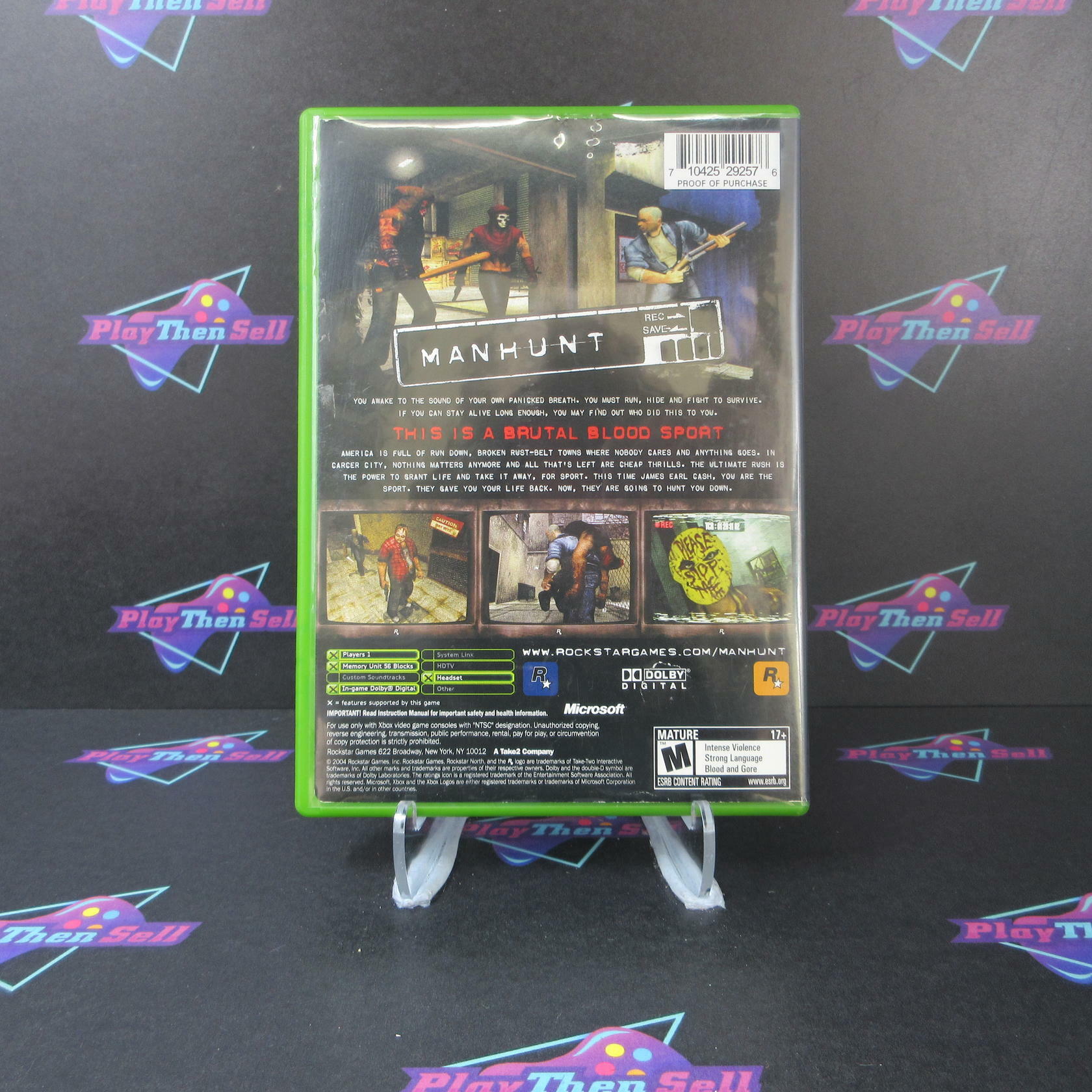 Manhunt Xbox AD Complete CIB - Very Good