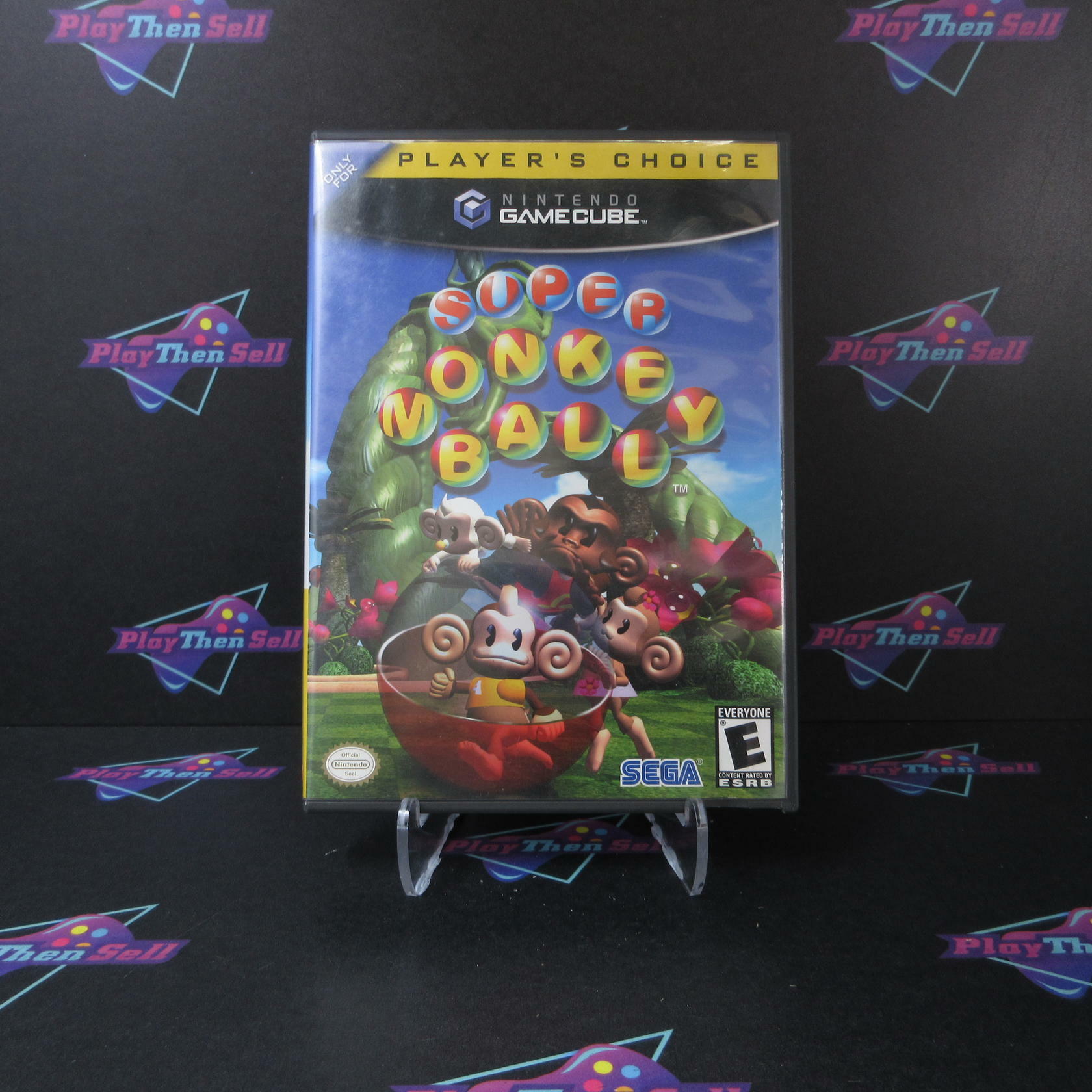 Super Monkey Ball Player's Choice Nintendo Gamecube AD/NM - Very Good