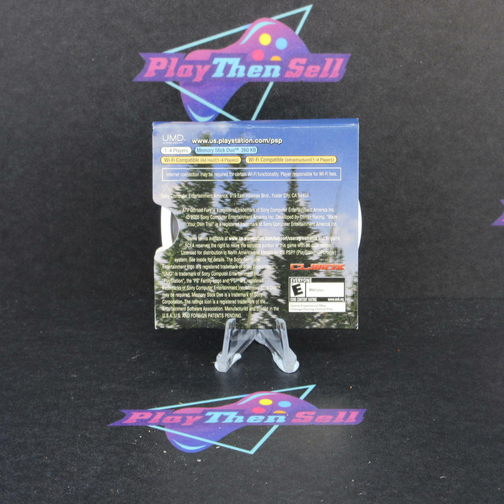 ATV Offroad Fury Blazin Trails GH Sony PSP + Sleeve Disc Only Authentic / Tested - Very Good