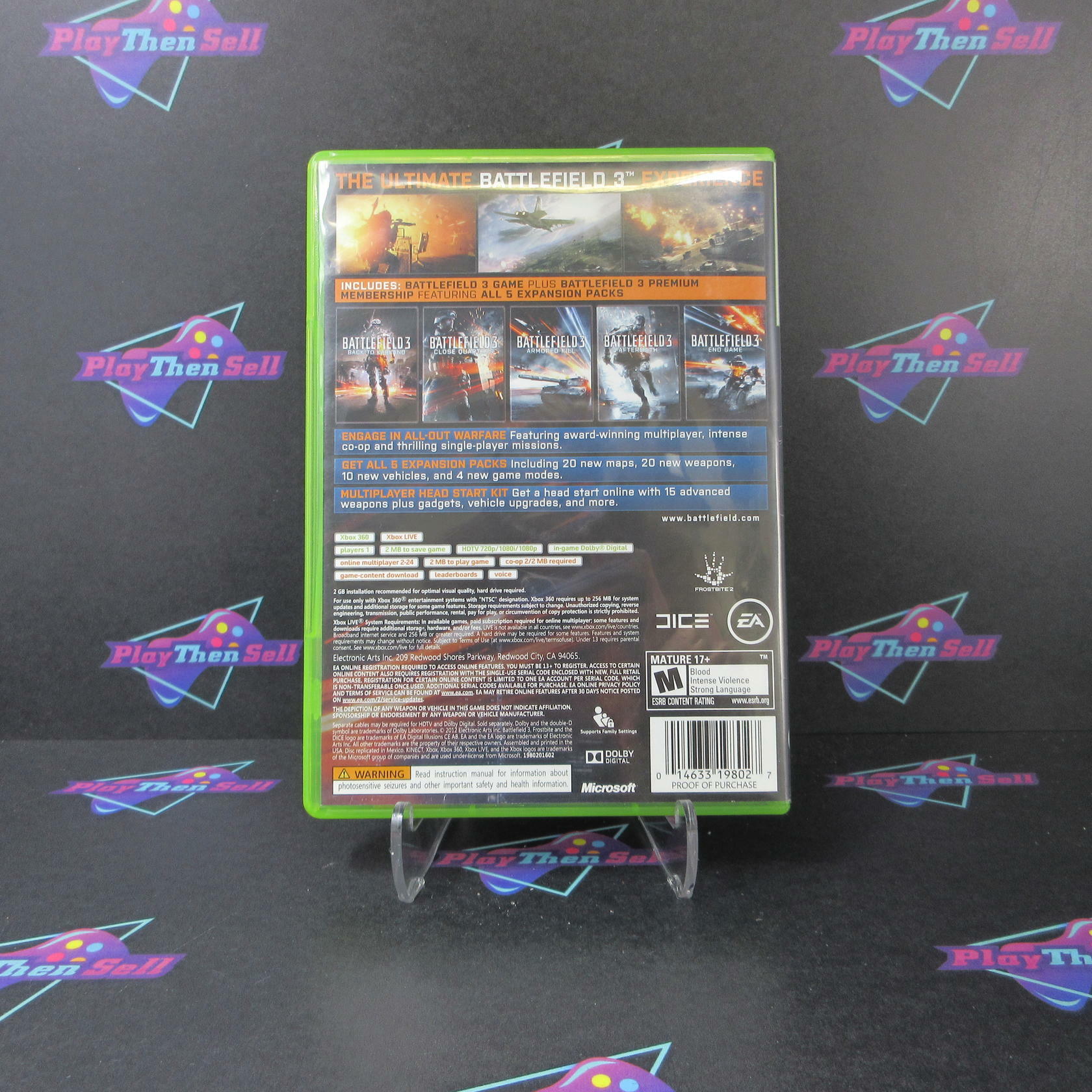 Battlefield 3 Premium Edition Xbox 360 Complete - Very Good