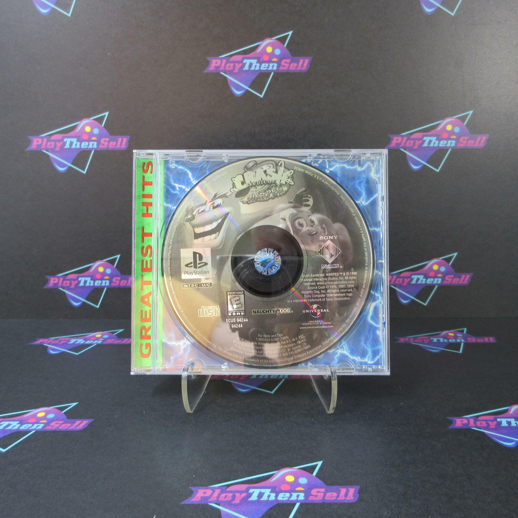 Crash Bandicoot 3 Warped GH PS1 PlayStation 1 - Very Good