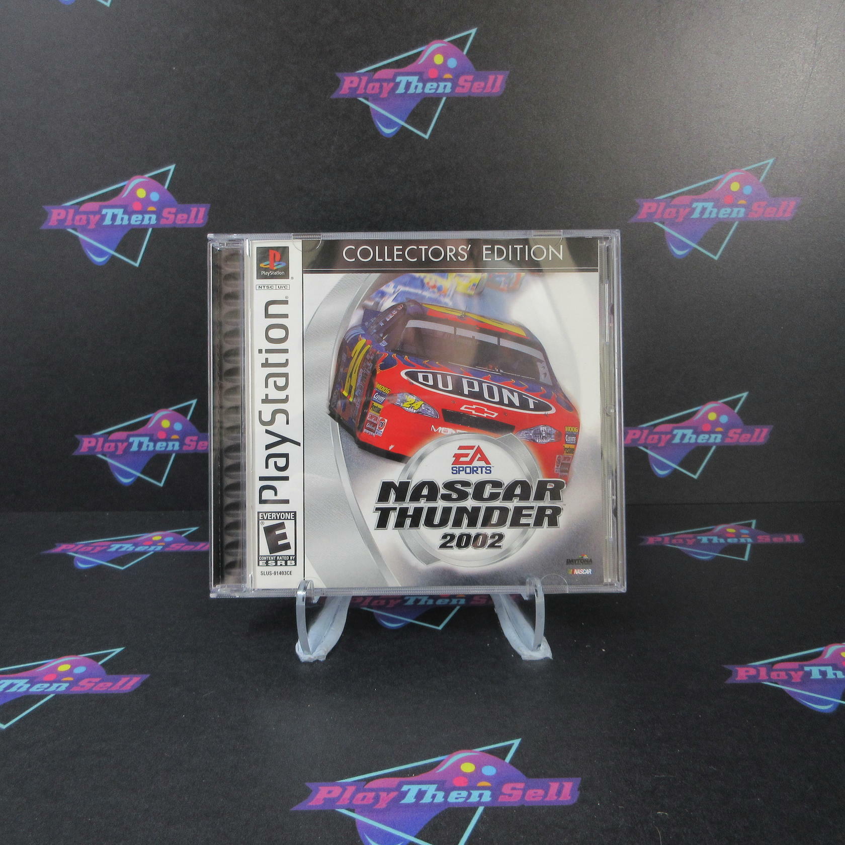 NASCAR Thunder 2002 Collectors Edition PS1 PlayStation 1 - Like New