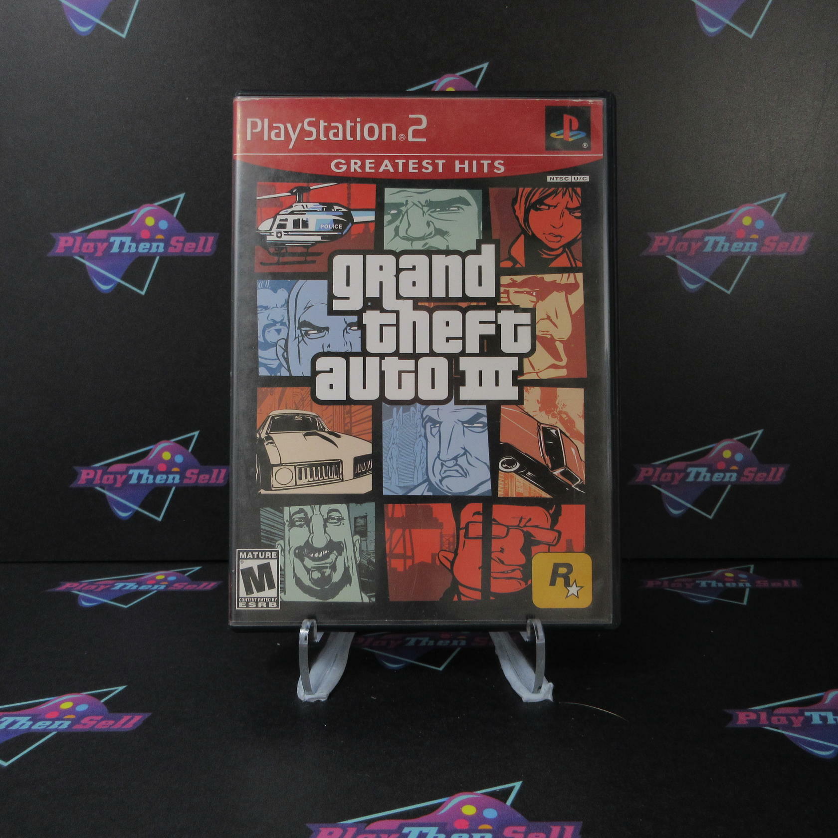 Grand Theft Auto III 3 GH PS2 PlayStation 2 AD Complete CIB - Very Good
