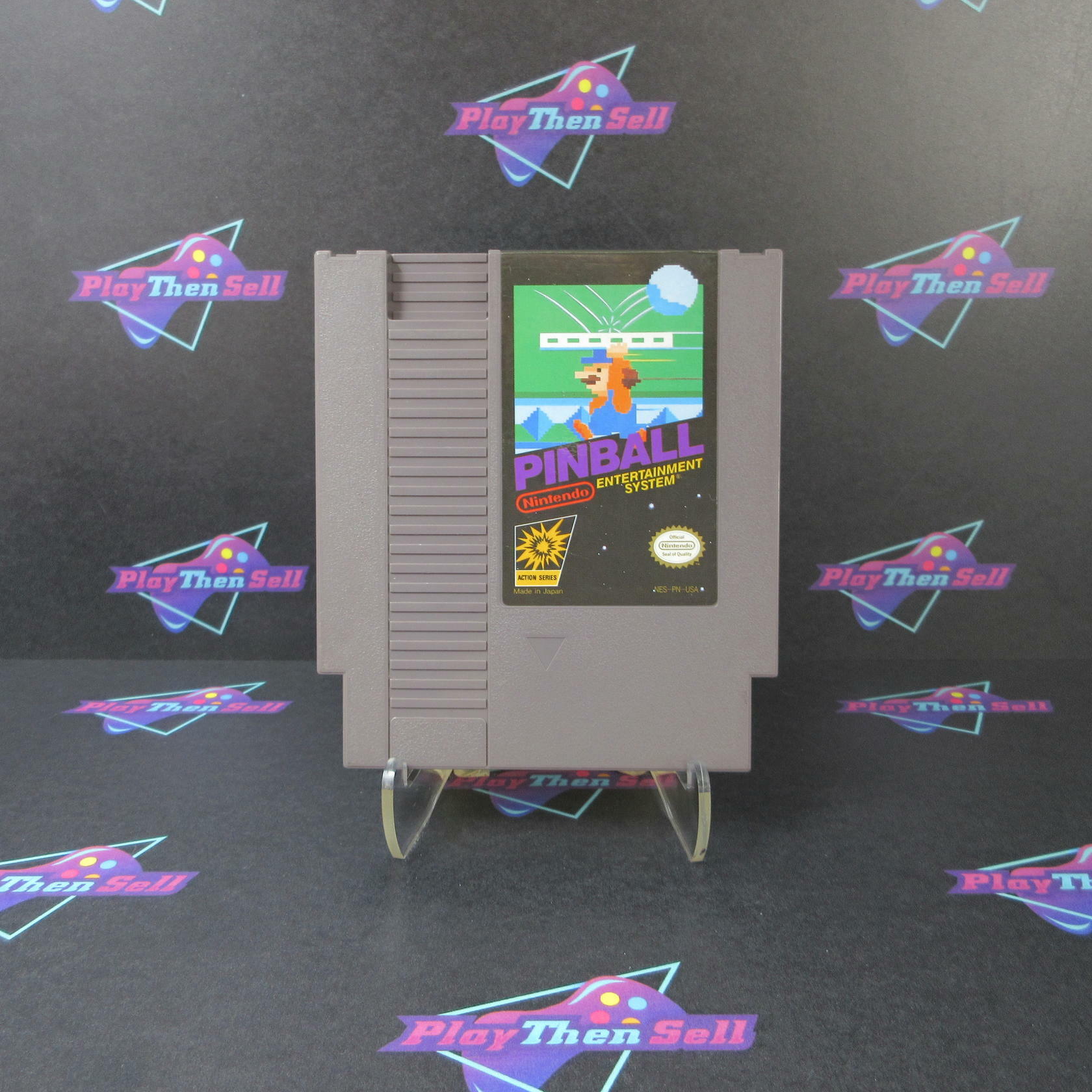 Pinball Nintendo NES Cartridge Only Authentic / Tested - Very Good