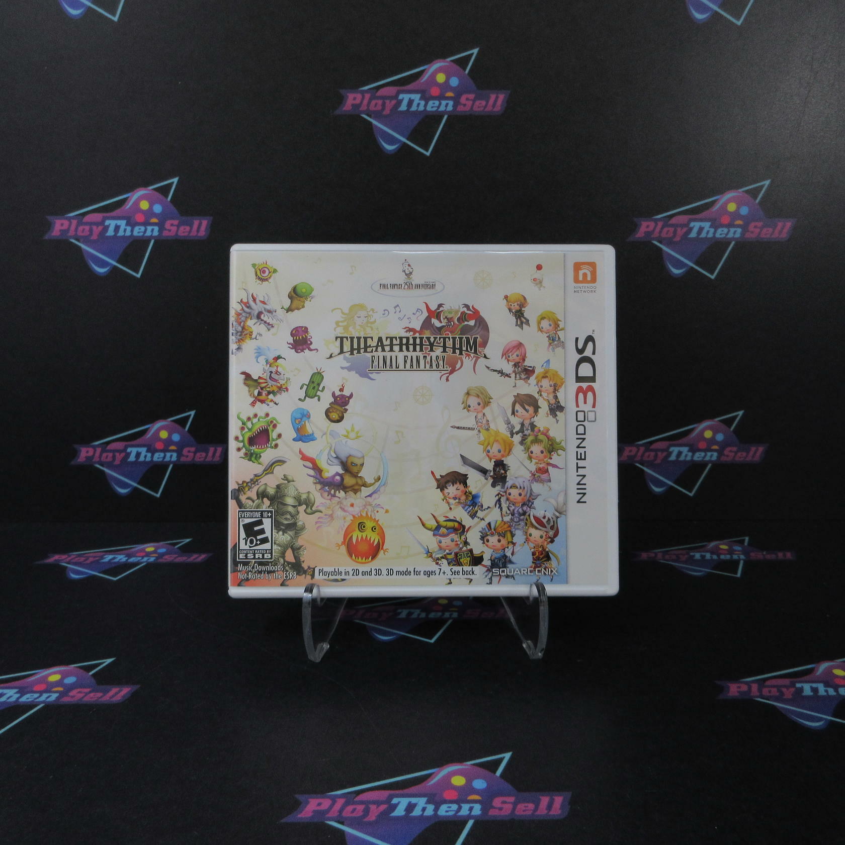 Theatrhythm Final Fantasy Nintendo 3DS + Stickers - Like New