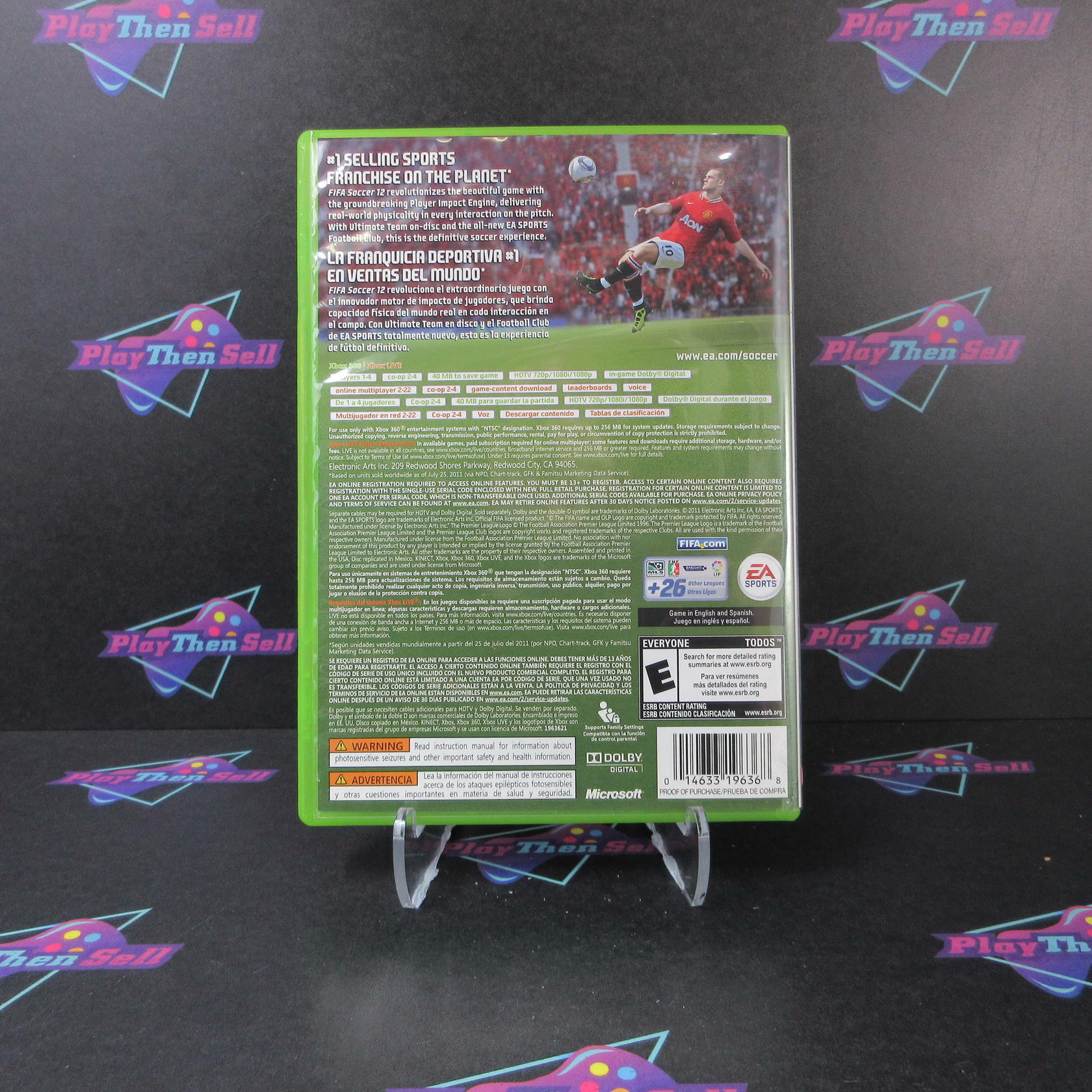 FIFA Soccer 12 Xbox 360 AD Complete CIB - Very Good