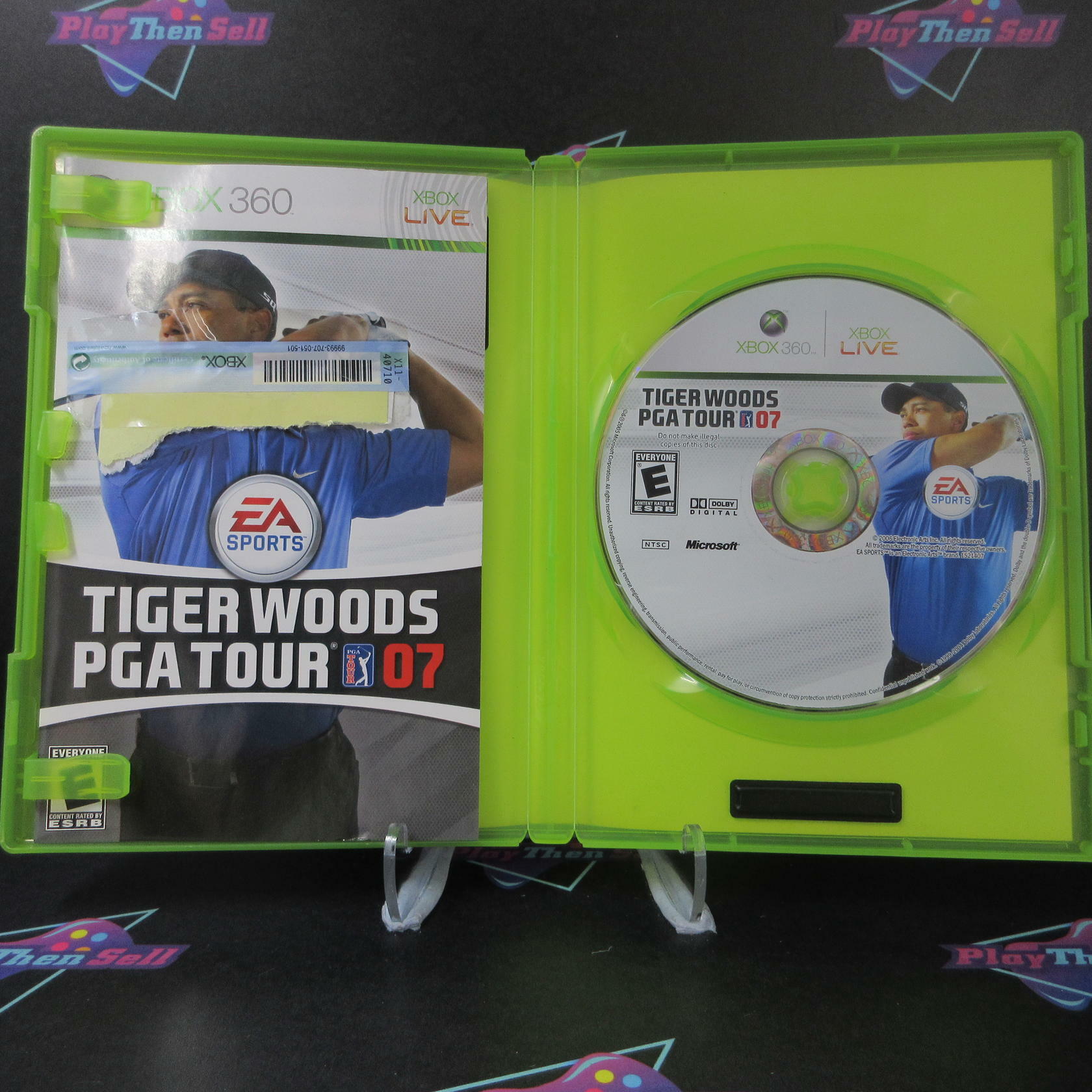 Tiger Woods PGA Tour 07 Xbox 360 MD Complete CIB - Very Good