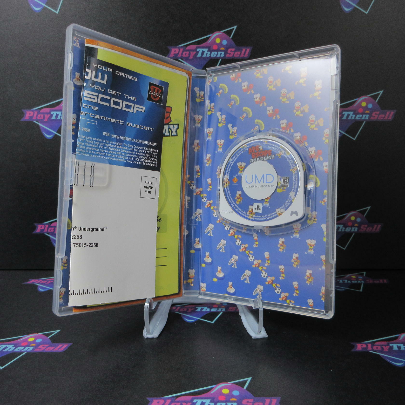 Ape Escape Academy - Sony PSP + Reg Card - Like New