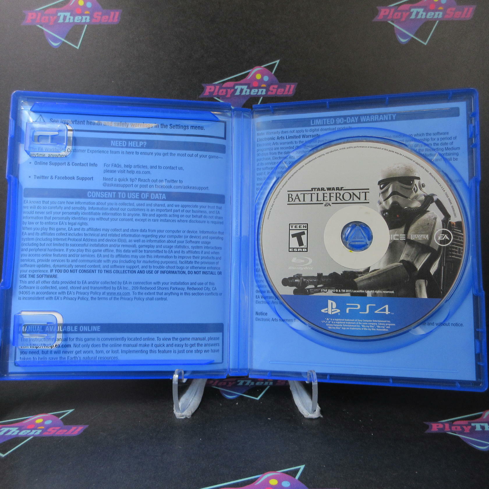 Star Wars Battlefront PS4 PlayStation 4 AD/DD Complete CIB - Very Good