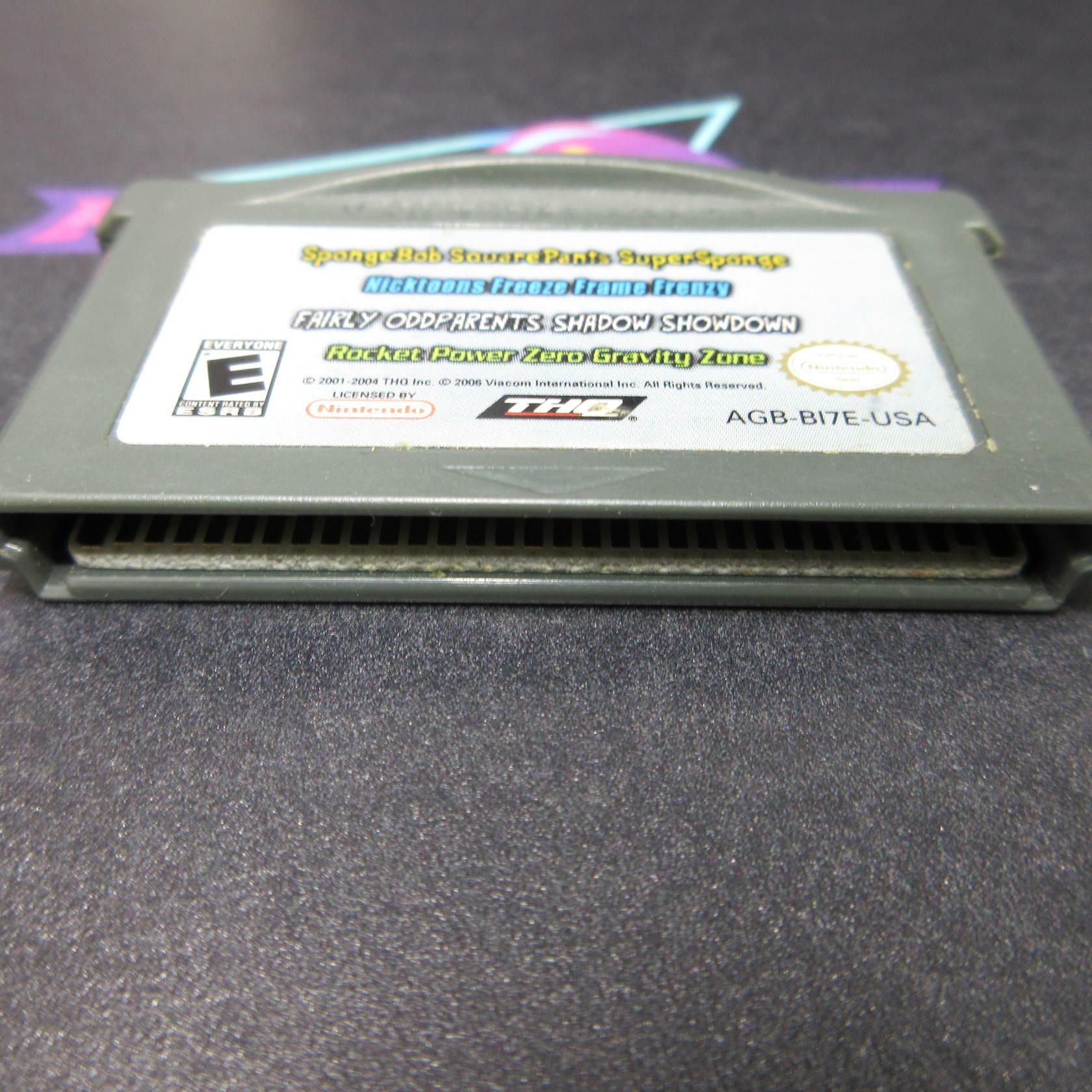 Spongebob Fairly Oddparents Rocket Power Nicktoons GBA Cart Only - Very Good