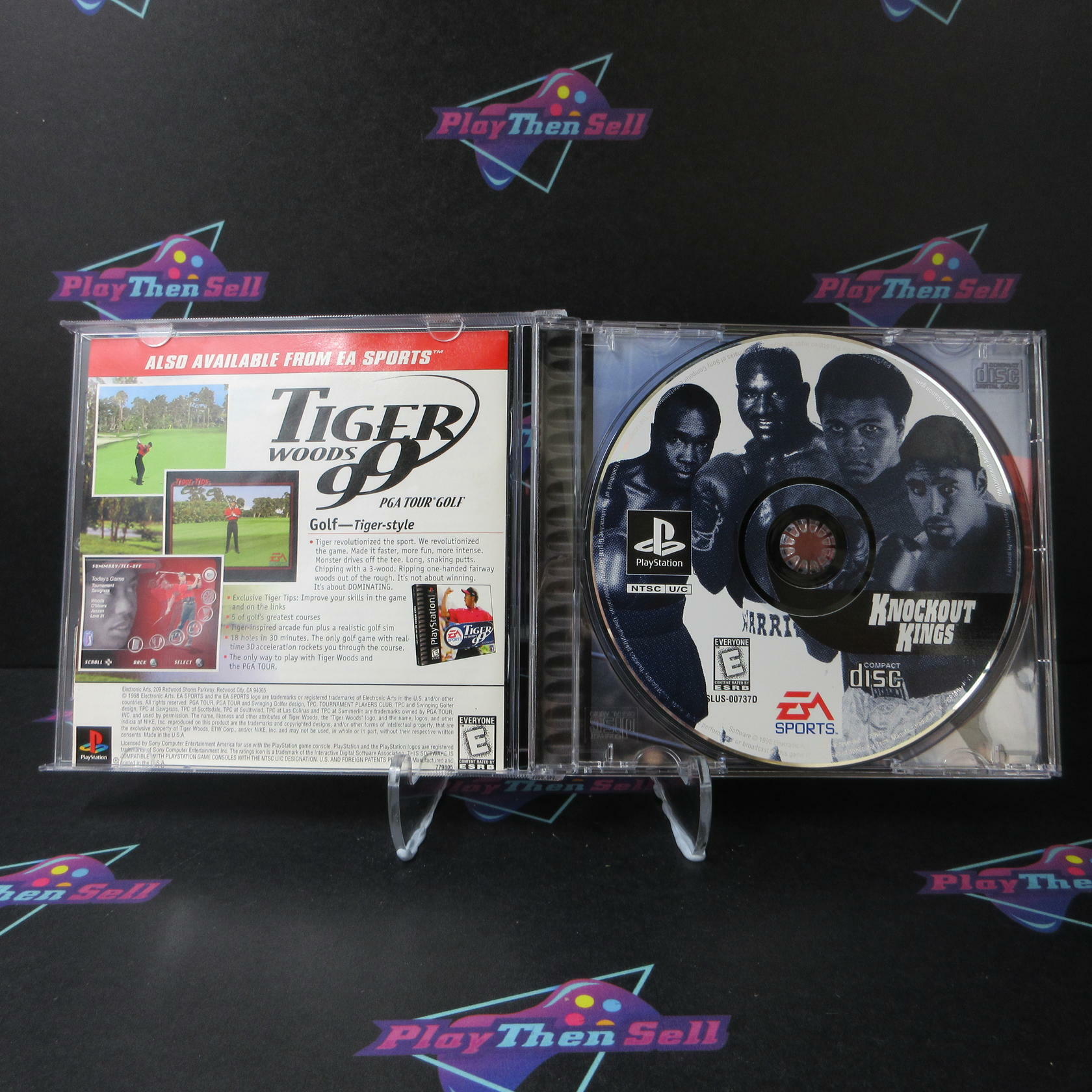 Knockout Kings PS1 PlayStation 1 MD Complete CIB - Very Good