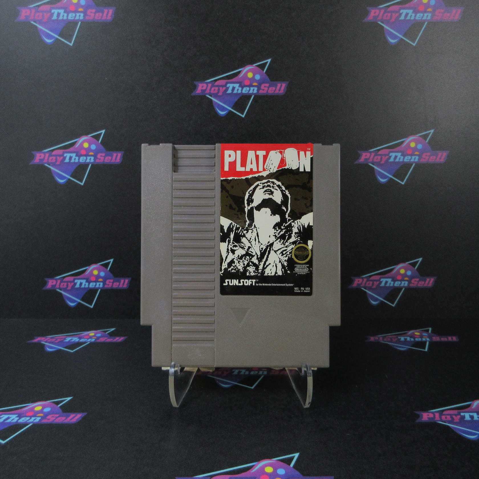Platoon Nintendo NES Cartridge Only AD - Very Good
