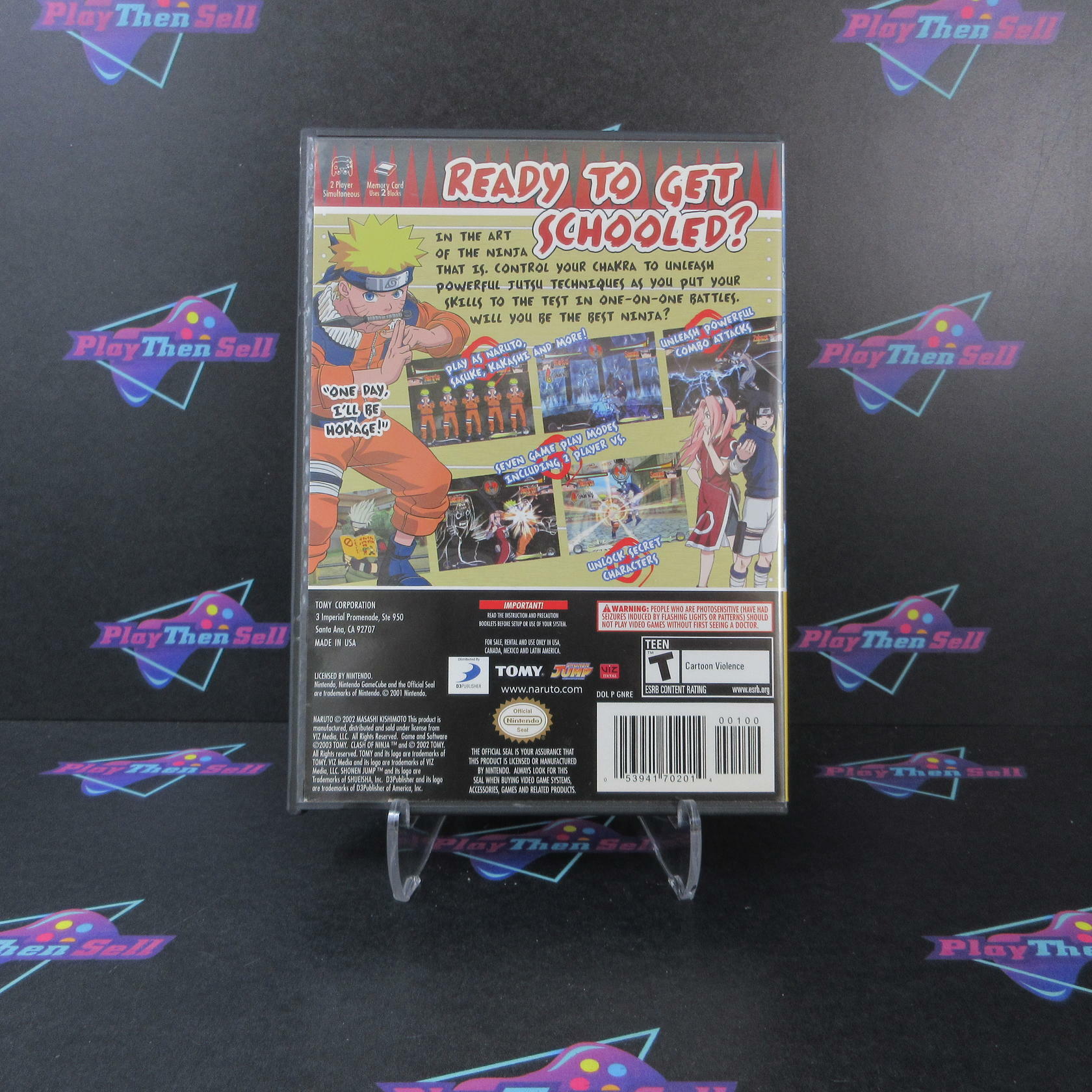 Naruto Clash of Ninja Player's Choice Nintendo Gamecube - Like New