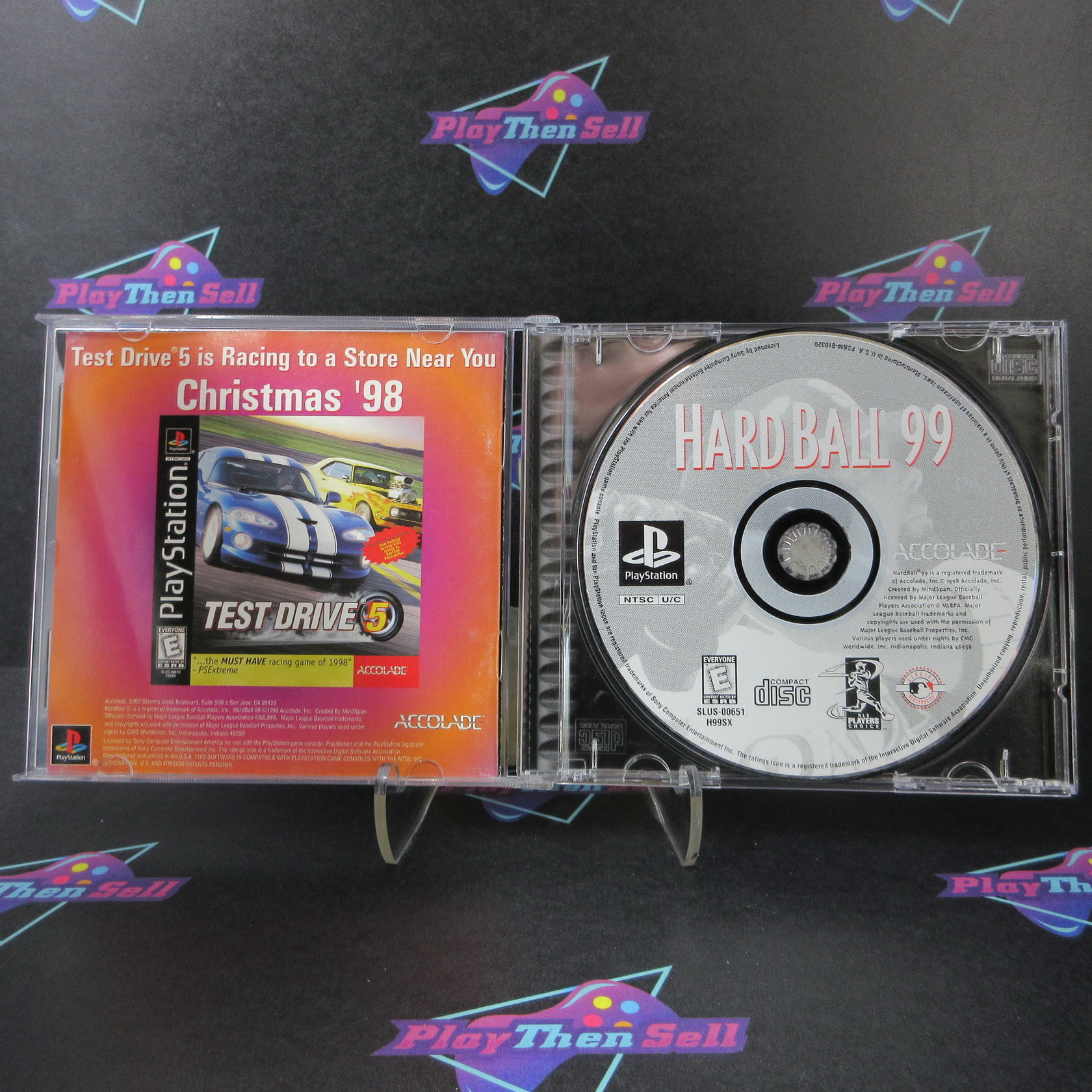 Hardball 99 PS1 PlayStation 1 + Reg Card - Like New