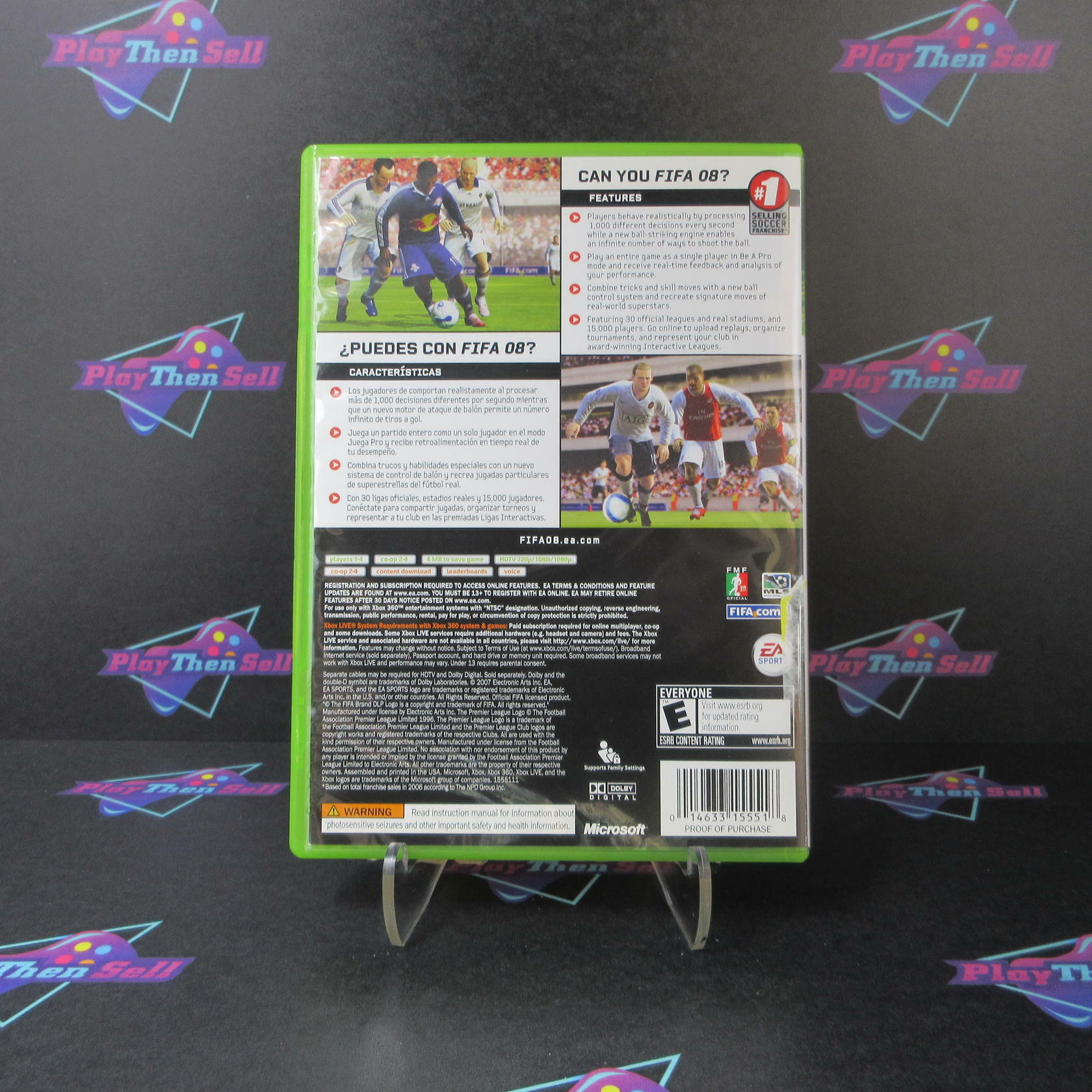 FIFA 08 Xbox 360 - Like New