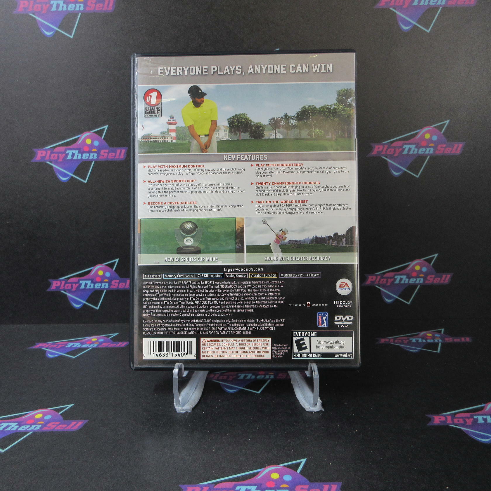 Tiger Woods PGA Tour 09 PS2 PlayStation 2 - Very Good