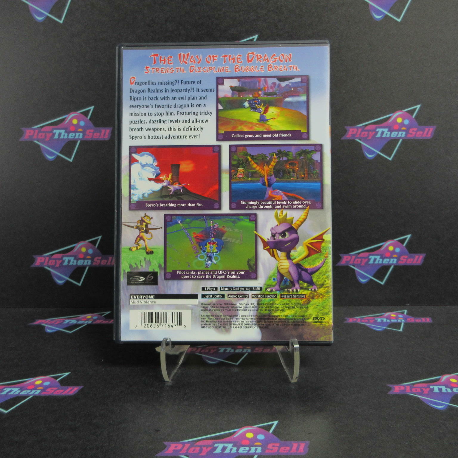 Spyro Enter the Dragonfly PS2 PlayStation 2 + Reg Card - Like New