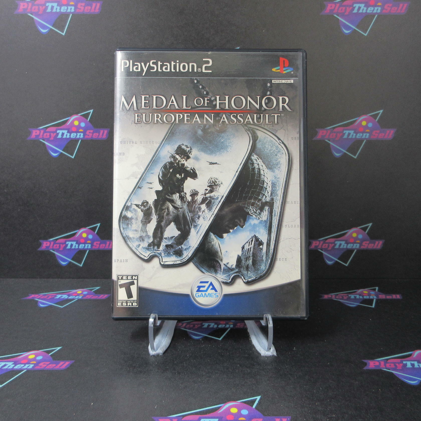 Medal of Honor European Assault PS2 PlayStation 2 AD Complete CIB - Very Good