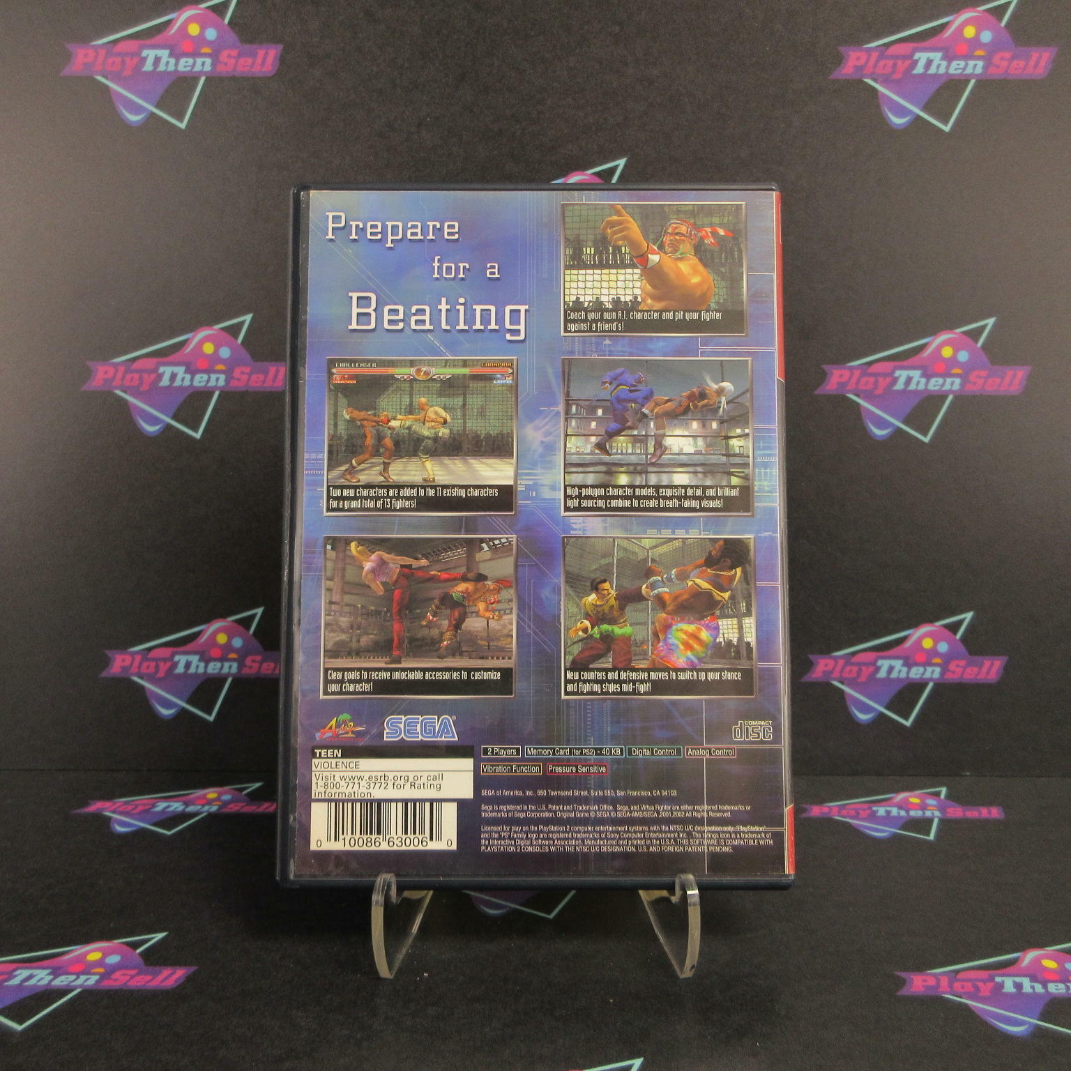 Virtua Fighter 4 GH PS2 PlayStation 2 AD Complete CIB - Very Good