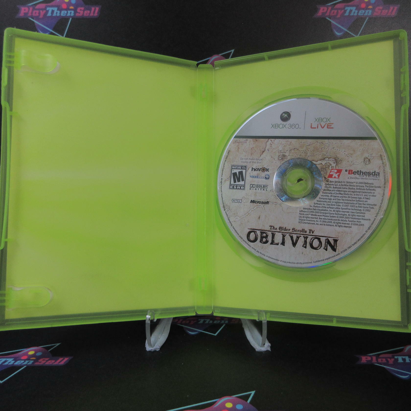 Elder Scrolls IV Oblivion Xbox 360 AD/NM - Very Good
