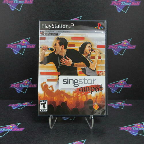 SingStar Amped PS2 PlayStation 2 - Like New