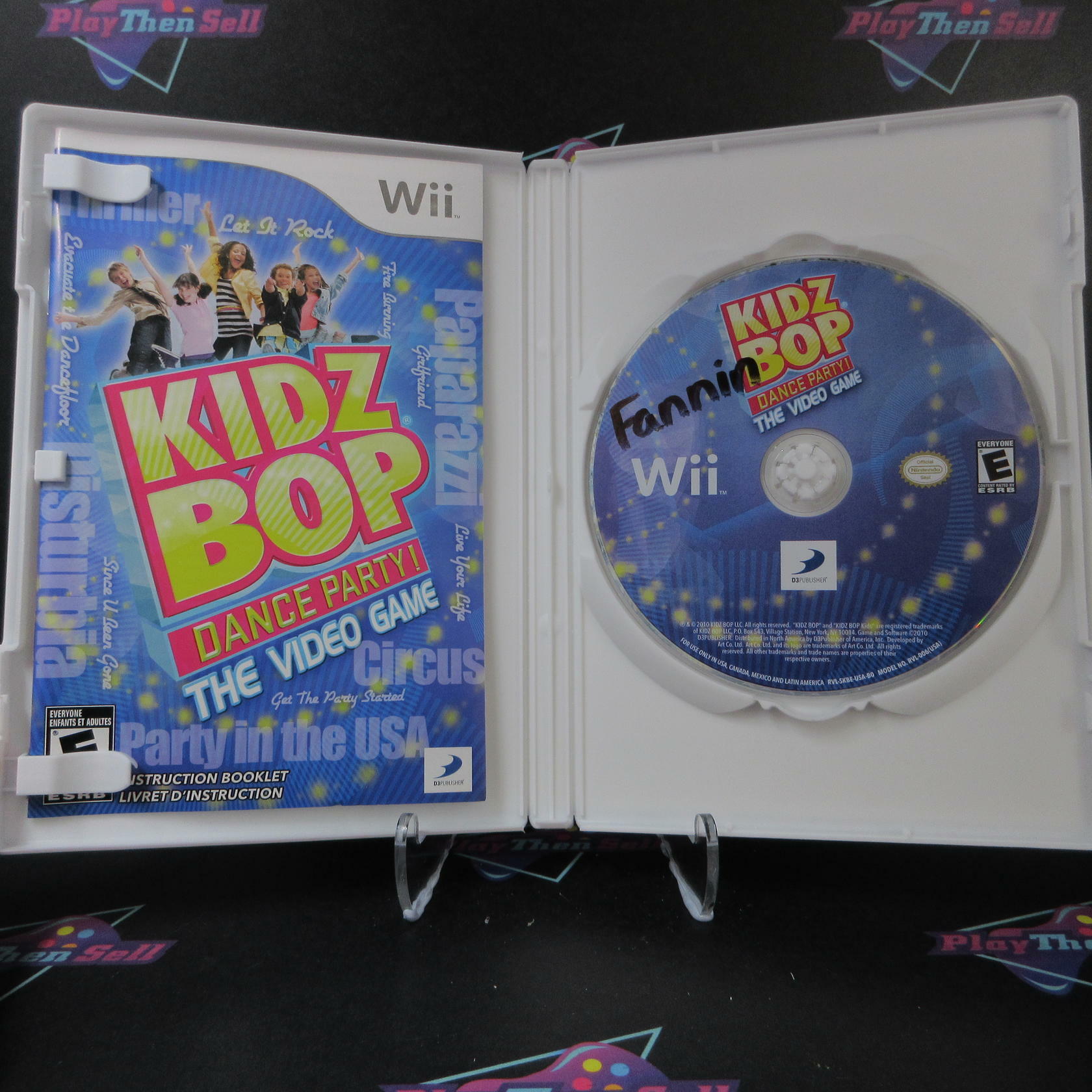 Kidz Bop Dance Party Nintendo Wii DD Complete CIB - Very Good