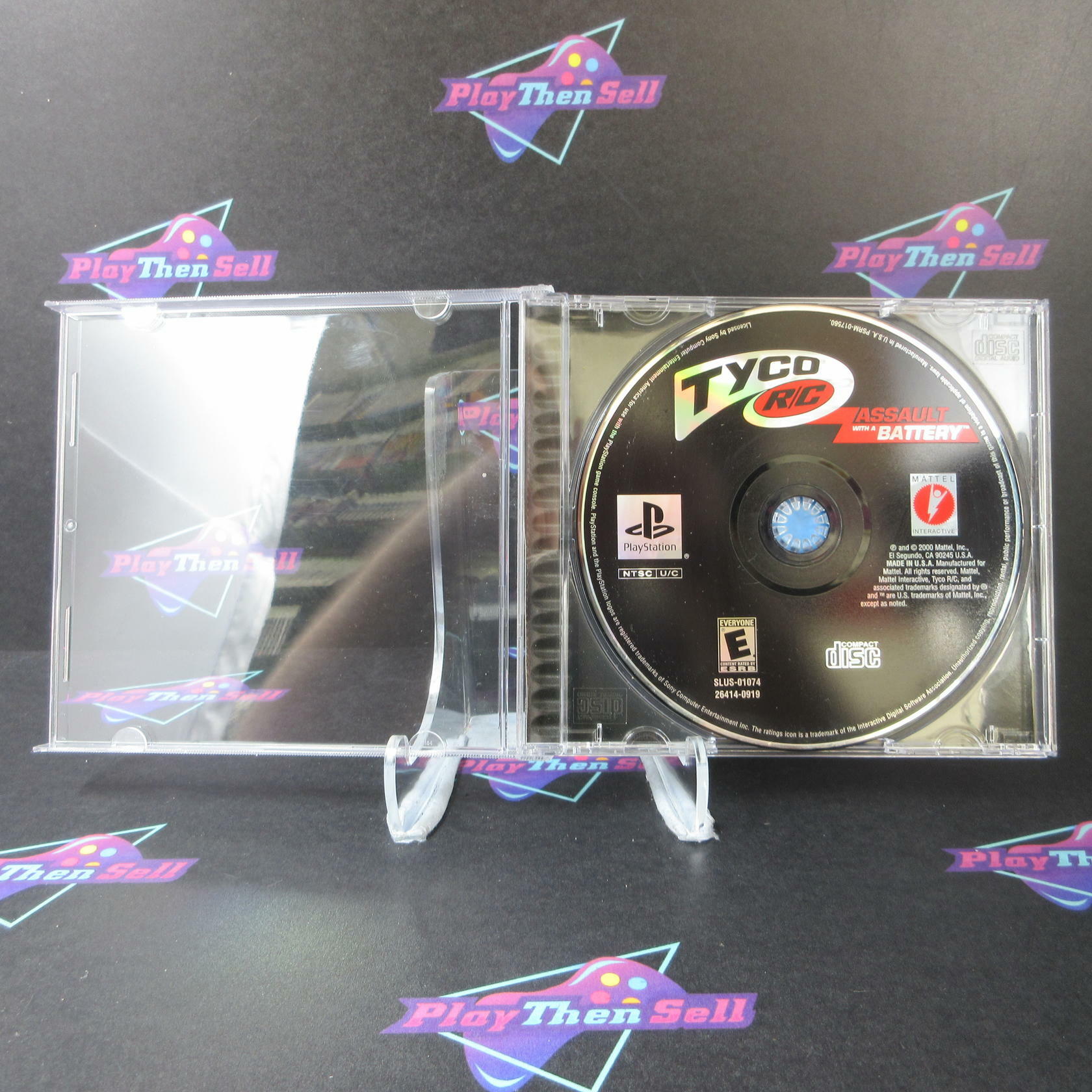 Tyco R/C Assault With A Battery PS1 PlayStation 1 NM/AD - Very Good