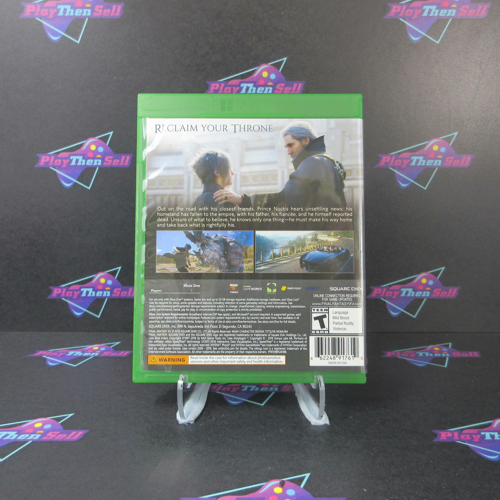 Final Fantasy XV Xbox One AD Complete CIB - Very Good