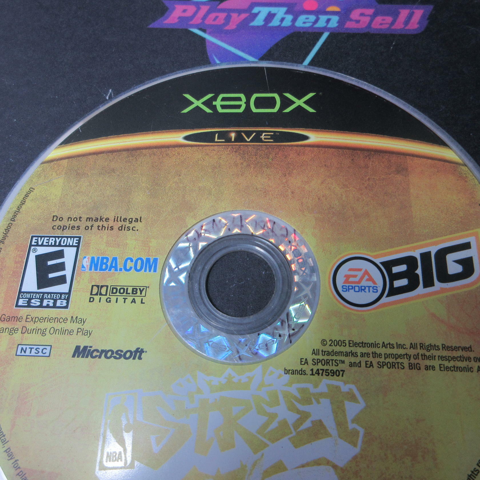 NBA Street V3 Xbox AD/DD/NM - Very Good