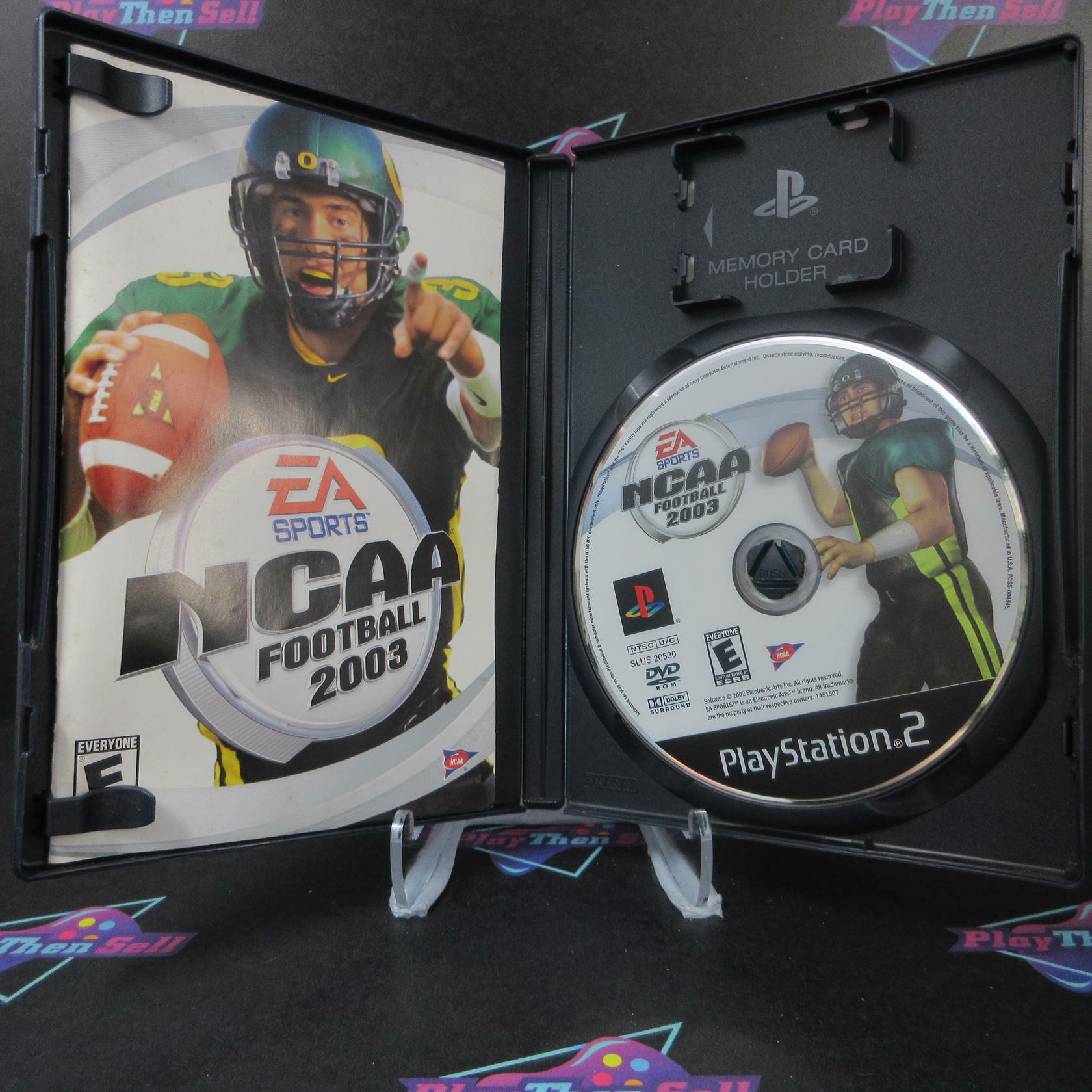 NCAA Football 2003 + Reg Card PS2 PlayStation 2 MD Complete CIB - Very Good