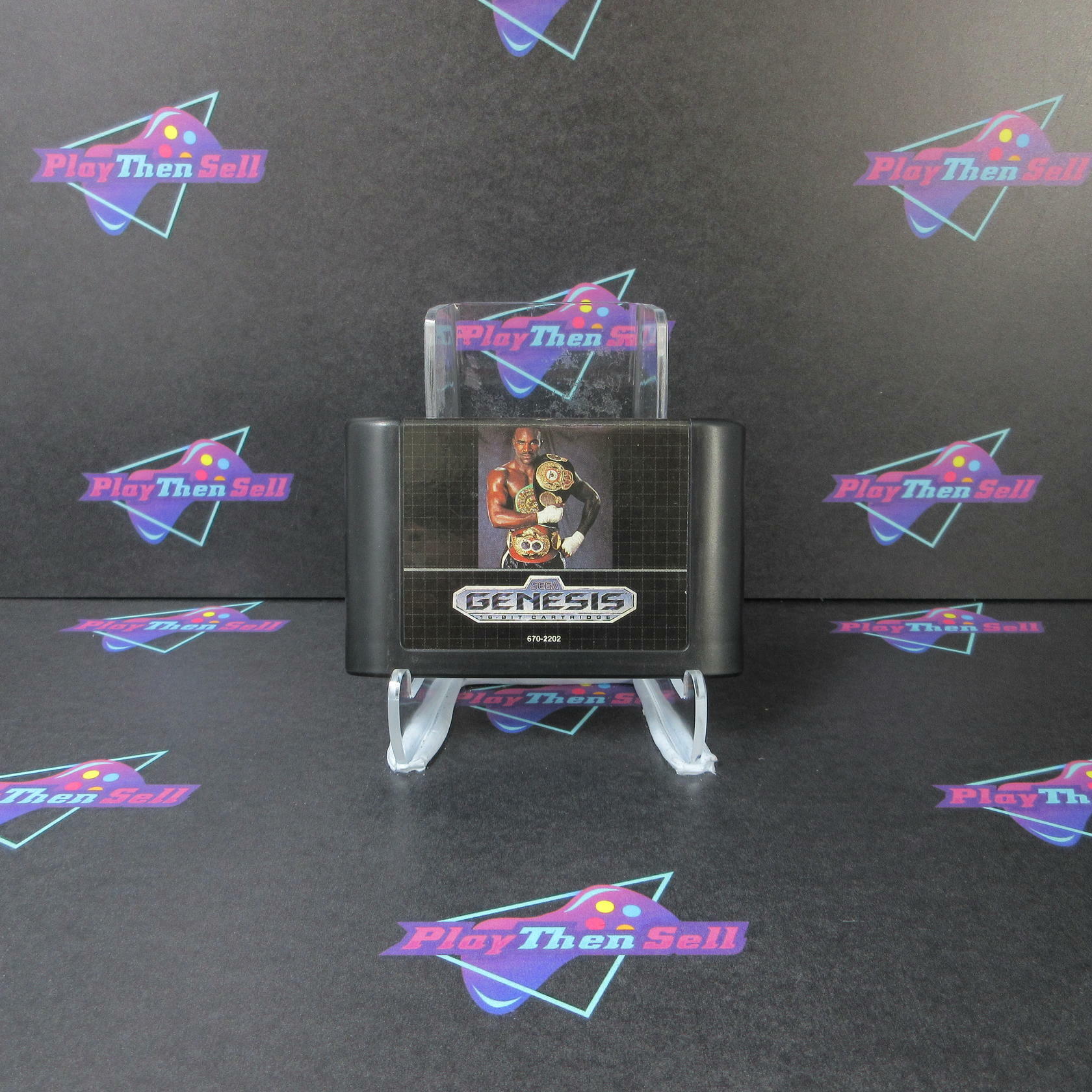 Evander Holyfield's Real Deal Boxing Complete - Sega Genesis AD - Very Good