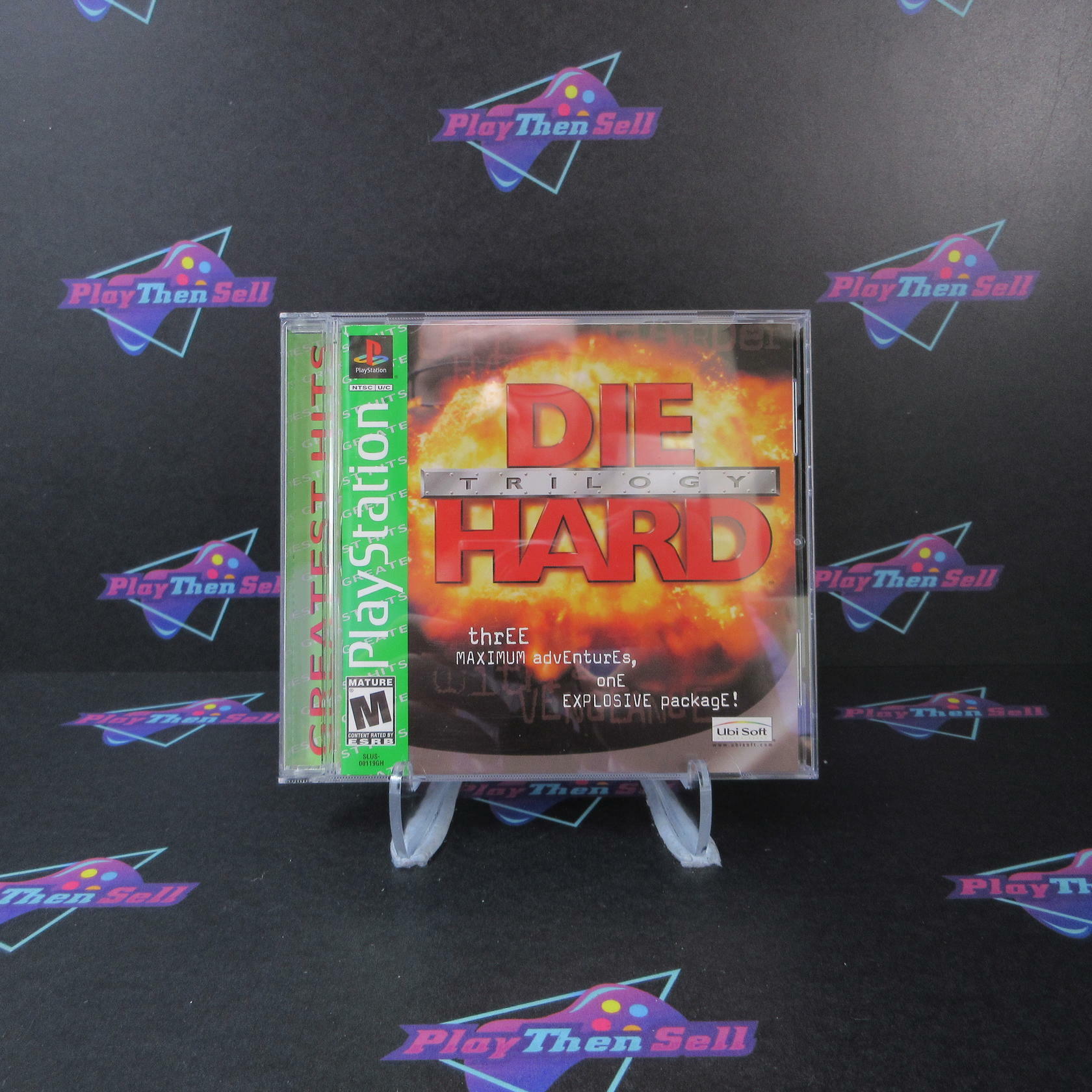 Die Hard Trilogy GH PS1 PlayStation 1 + Reg Card - Like New