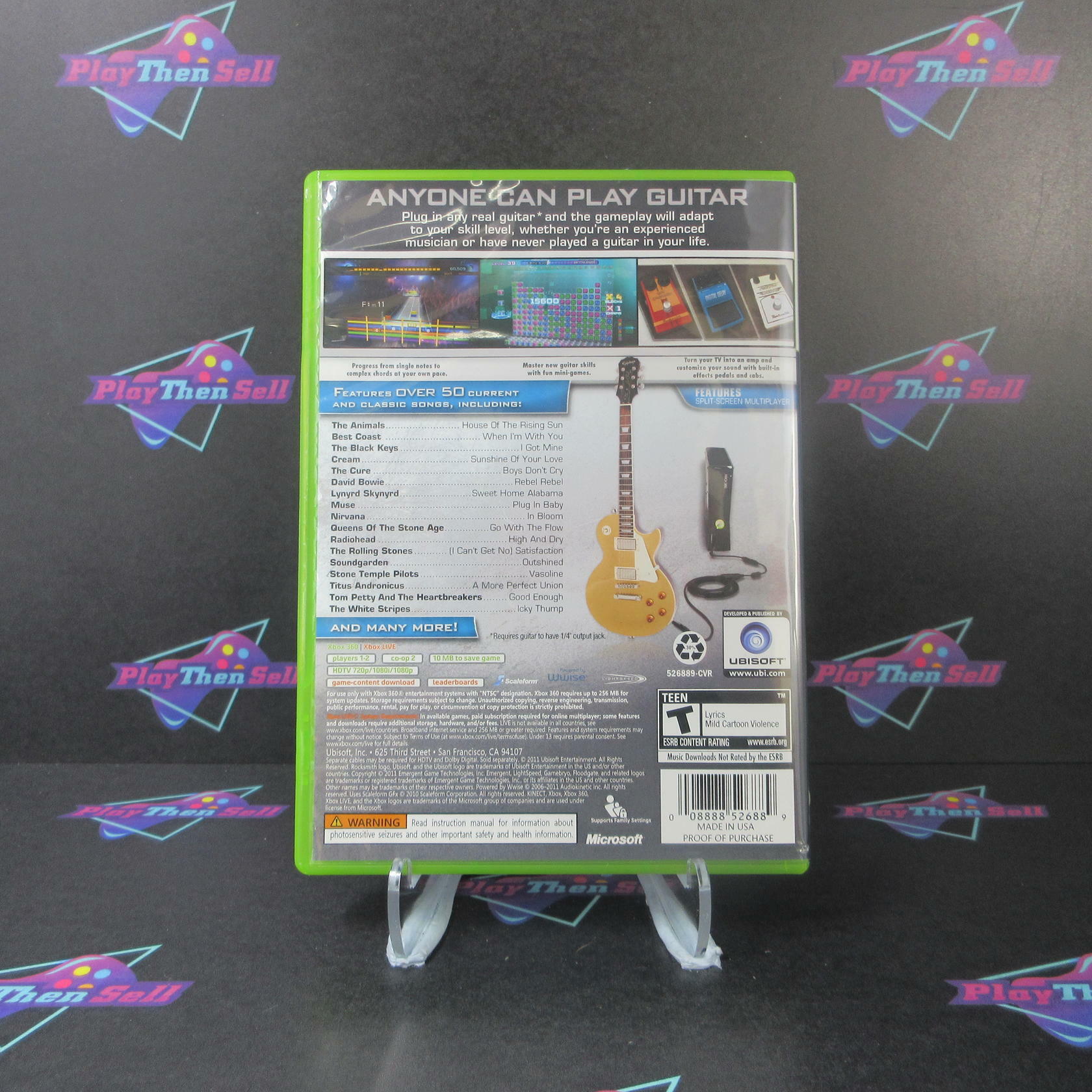 Rocksmith Xbox 360 + Stickers - Like New