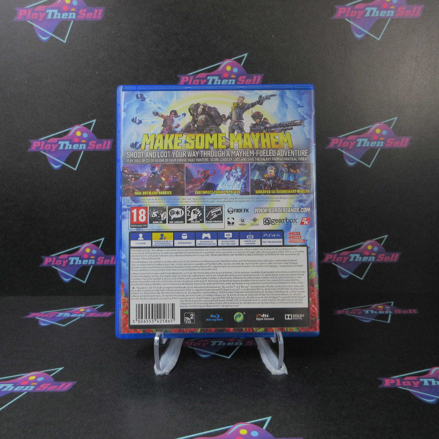 Borderlands 3 PS4 PlayStation 4 PEGI - Like New